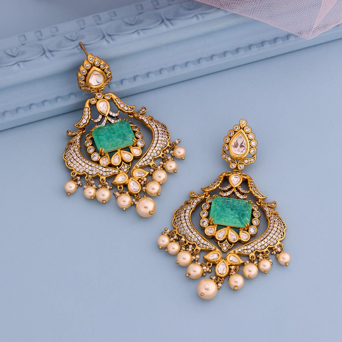 Kundan Earring Kundan Earring 195199