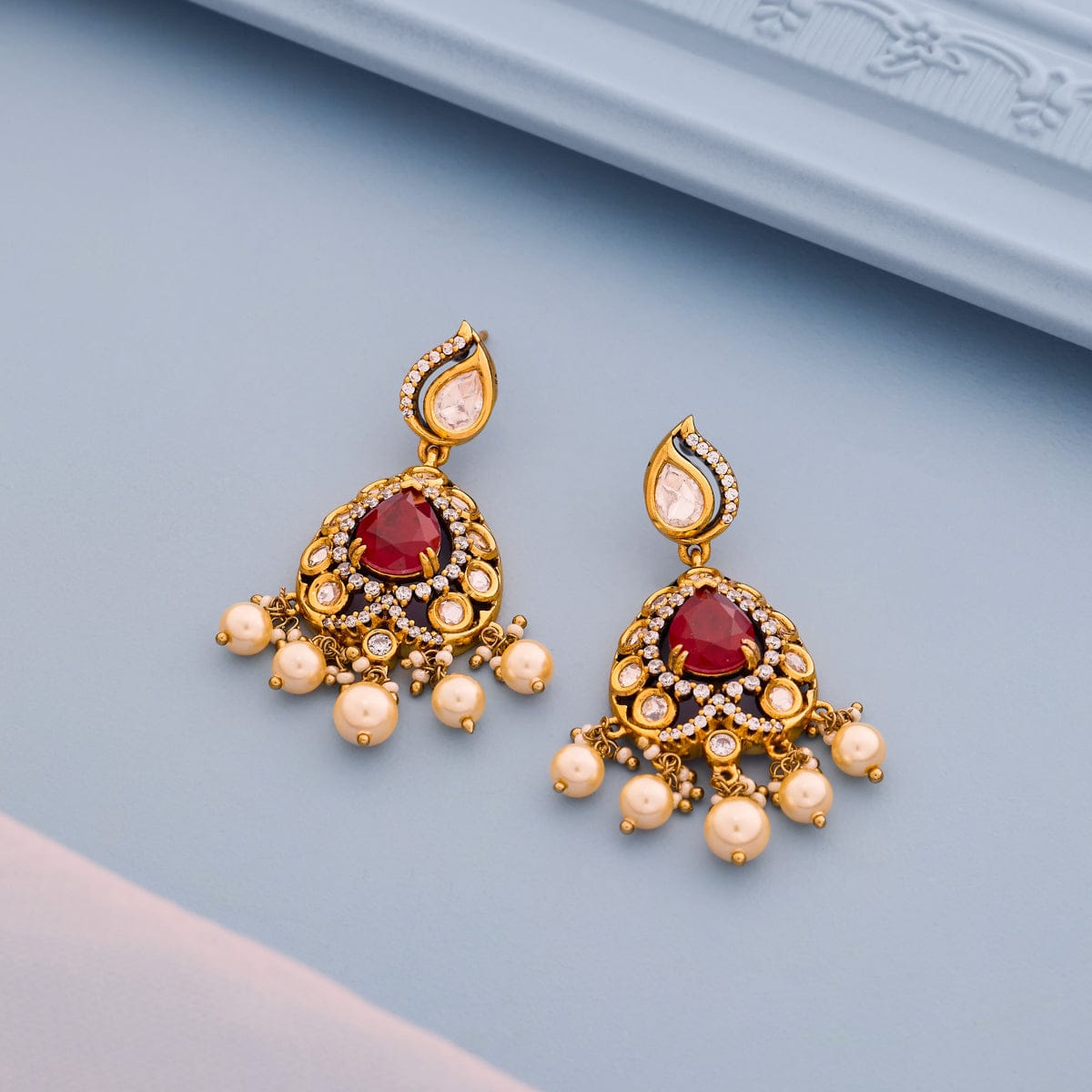 Kundan Earring Kundan Earring 195205