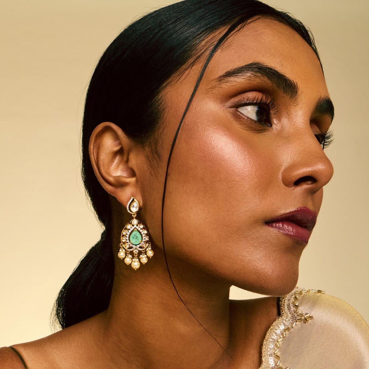 Kundan Earring Kundan Earring 195205