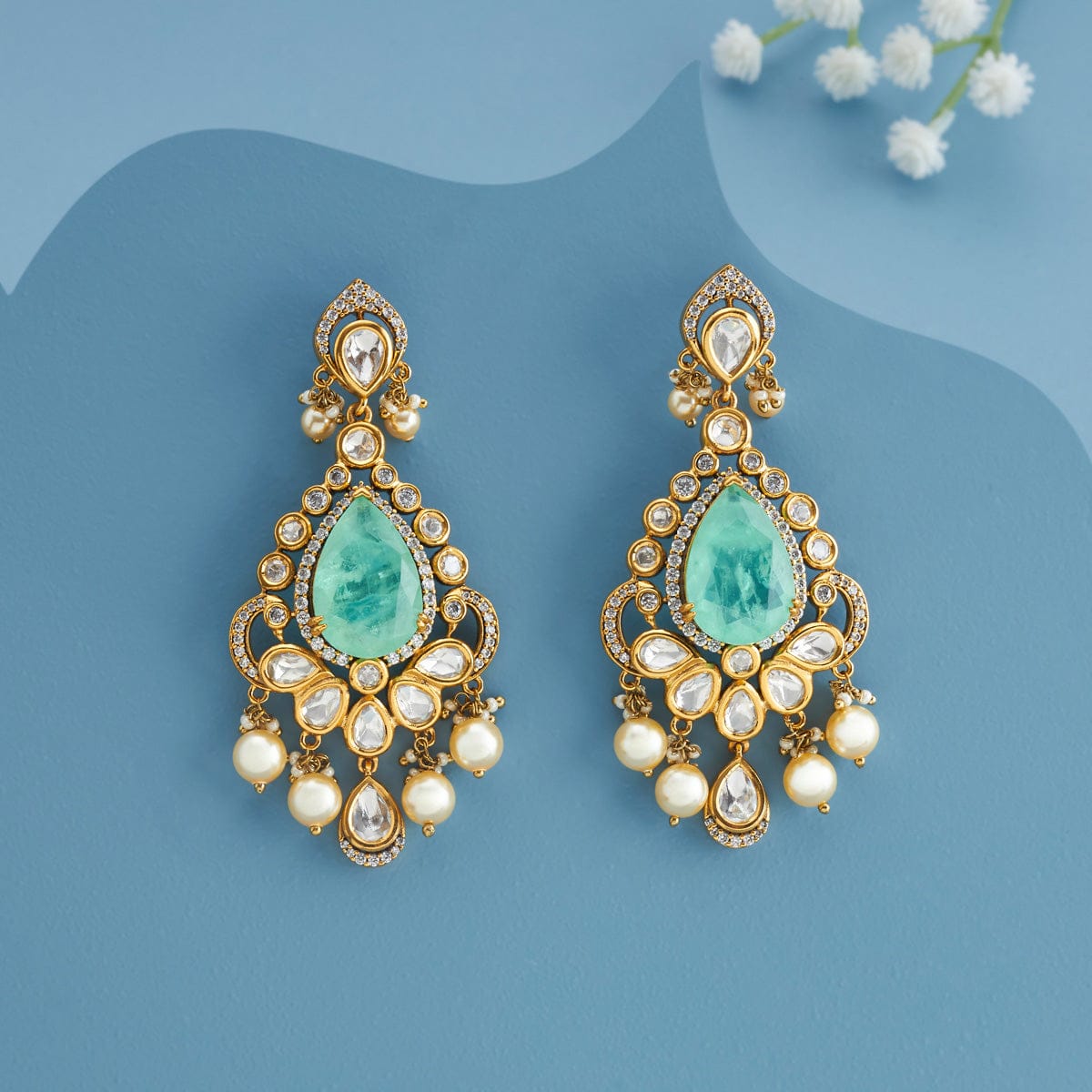 Kundan Earring Kundan Earring 196769