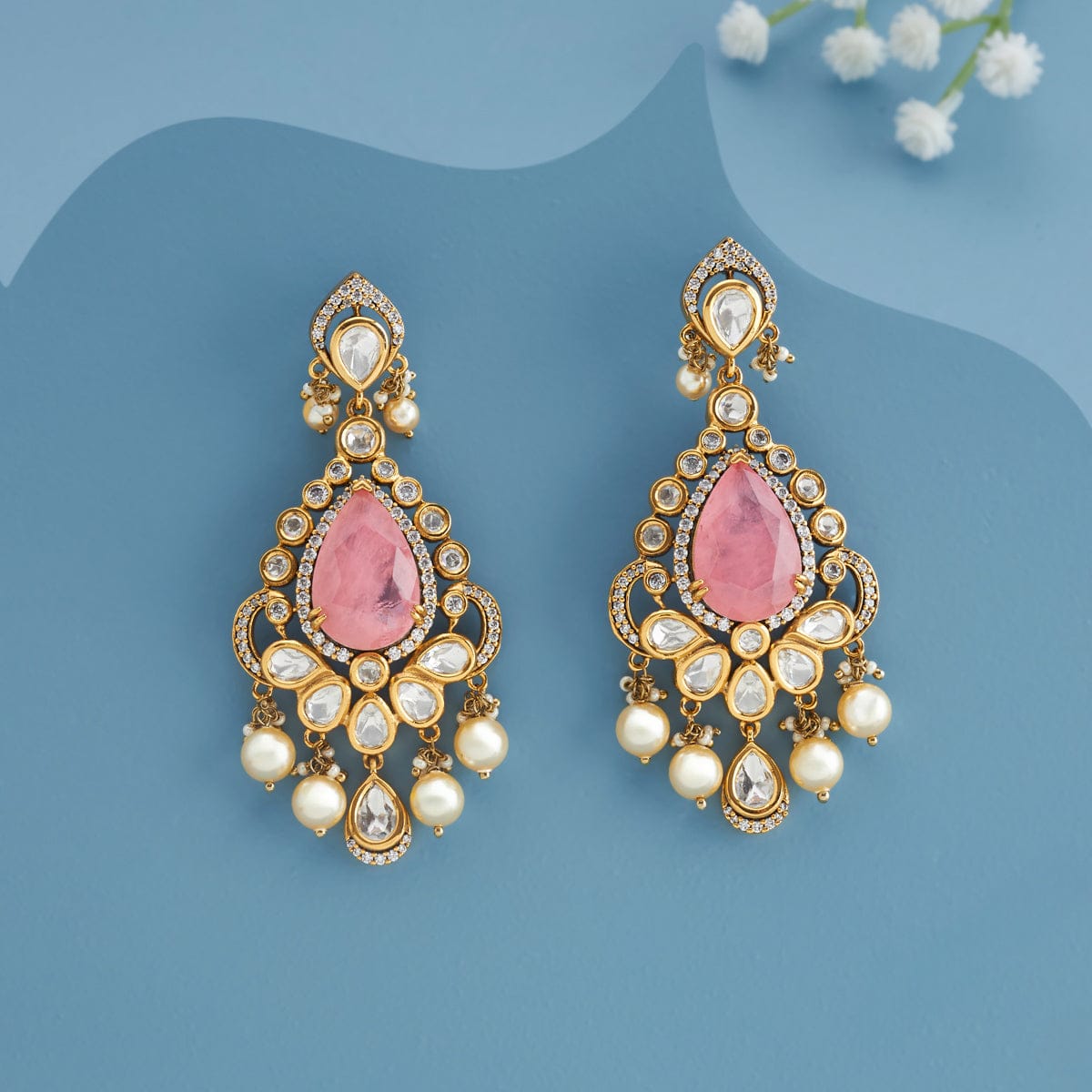 Kundan Earring Kundan Earring 196769