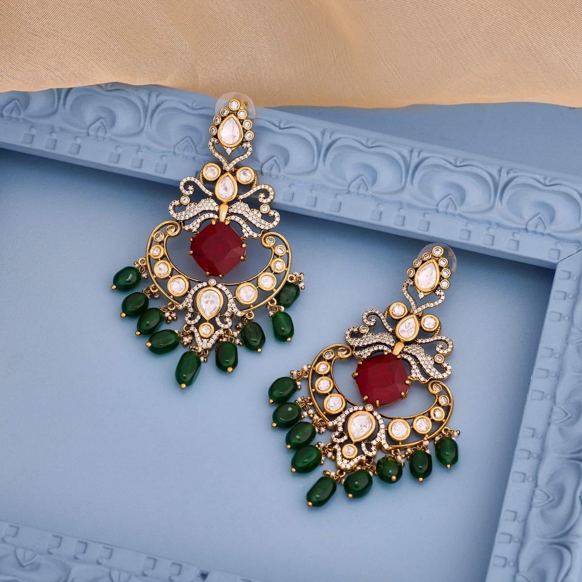 Kundan Earring Kundan Earring 196773