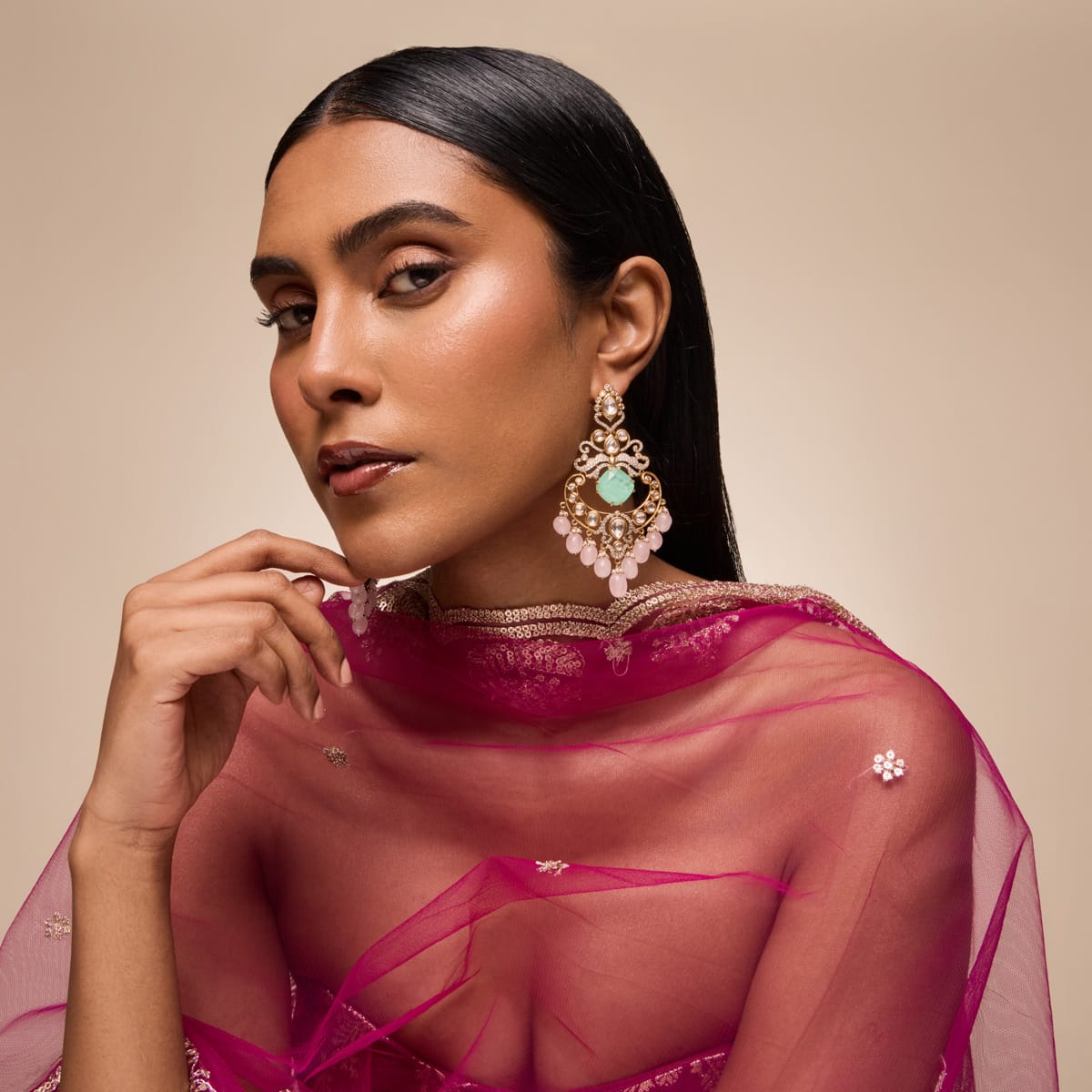 Kundan Earring Kundan Earring 196773