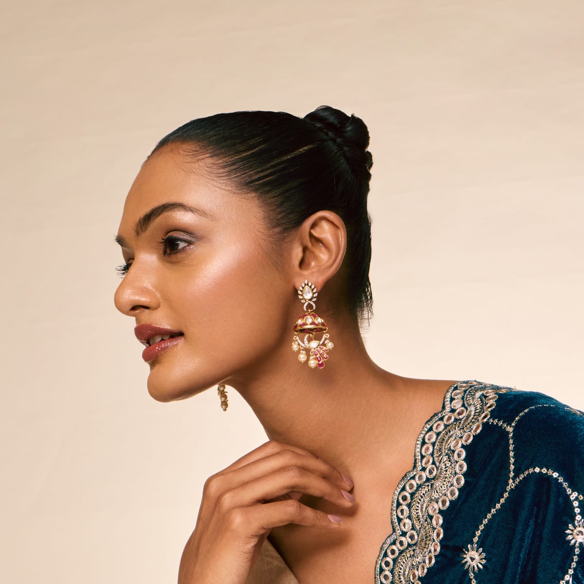 Kundan Earring Kundan Earring 196778