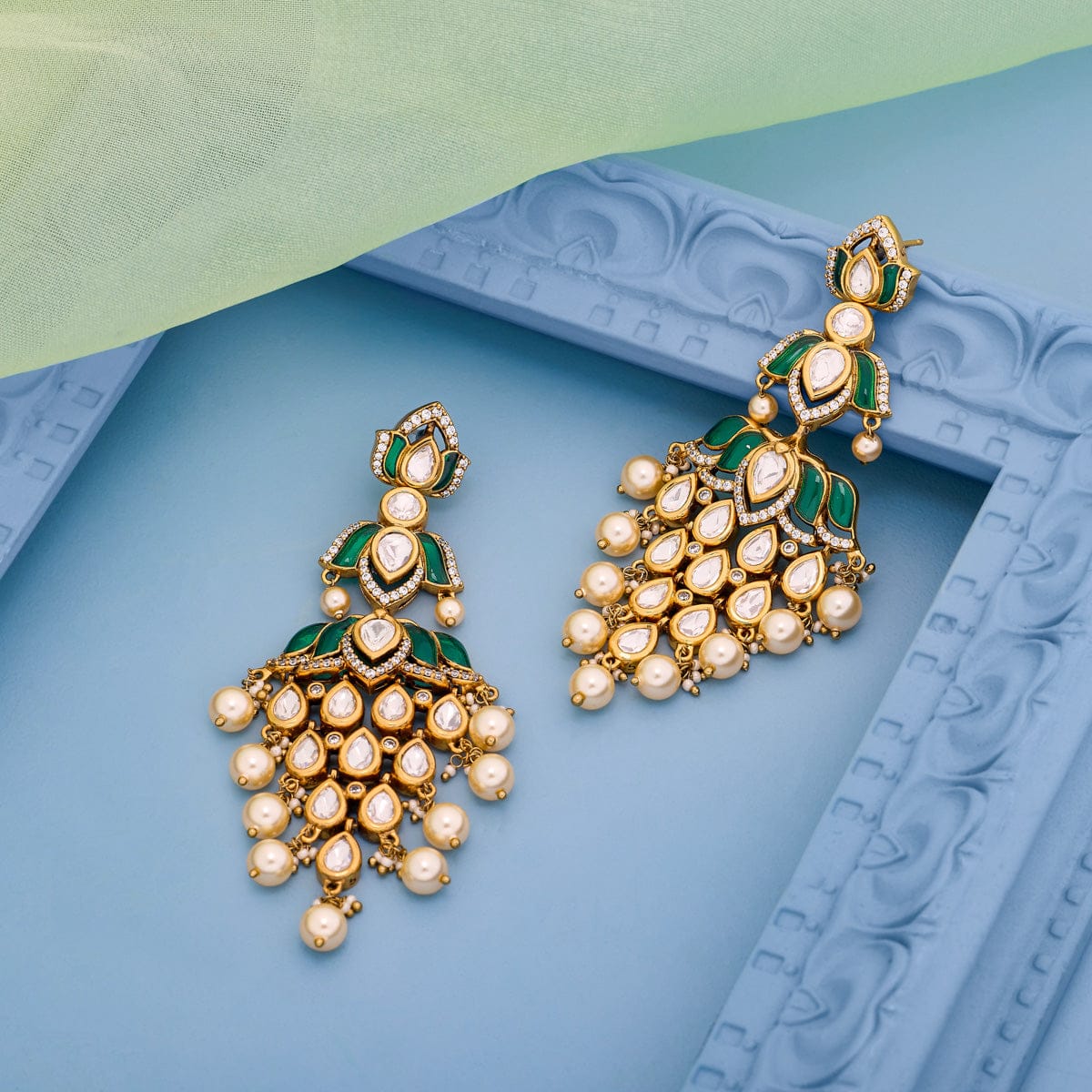 Kundan Earring Kundan Earring 196885