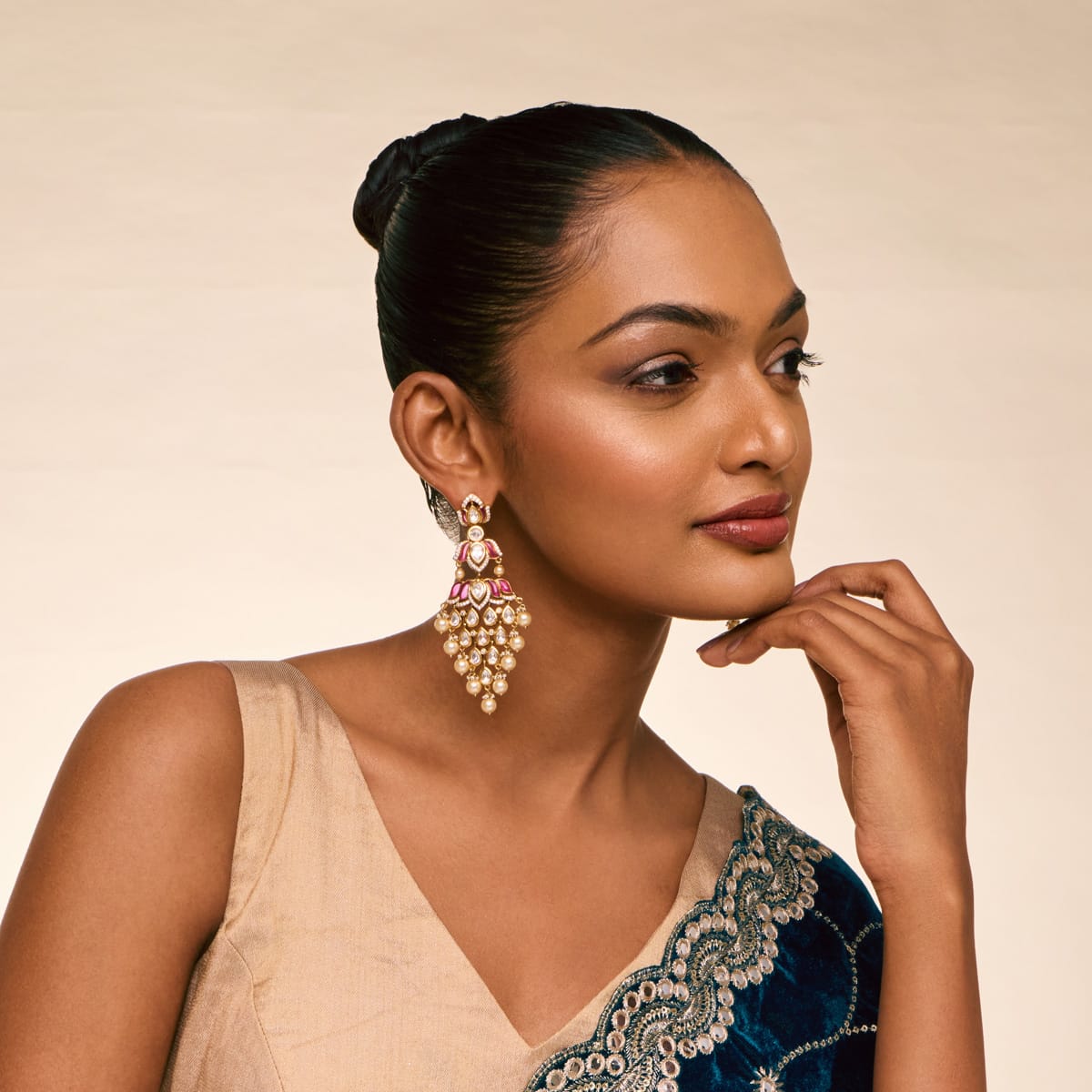 Kundan Earring Kundan Earring 196885