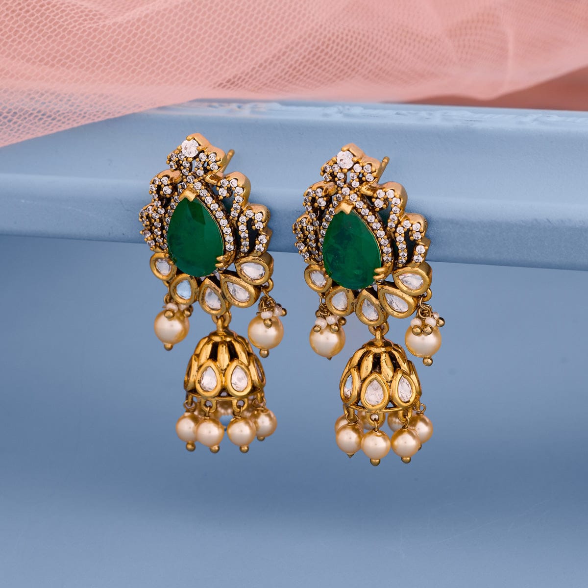 Kundan Earring Kundan Earring 196889