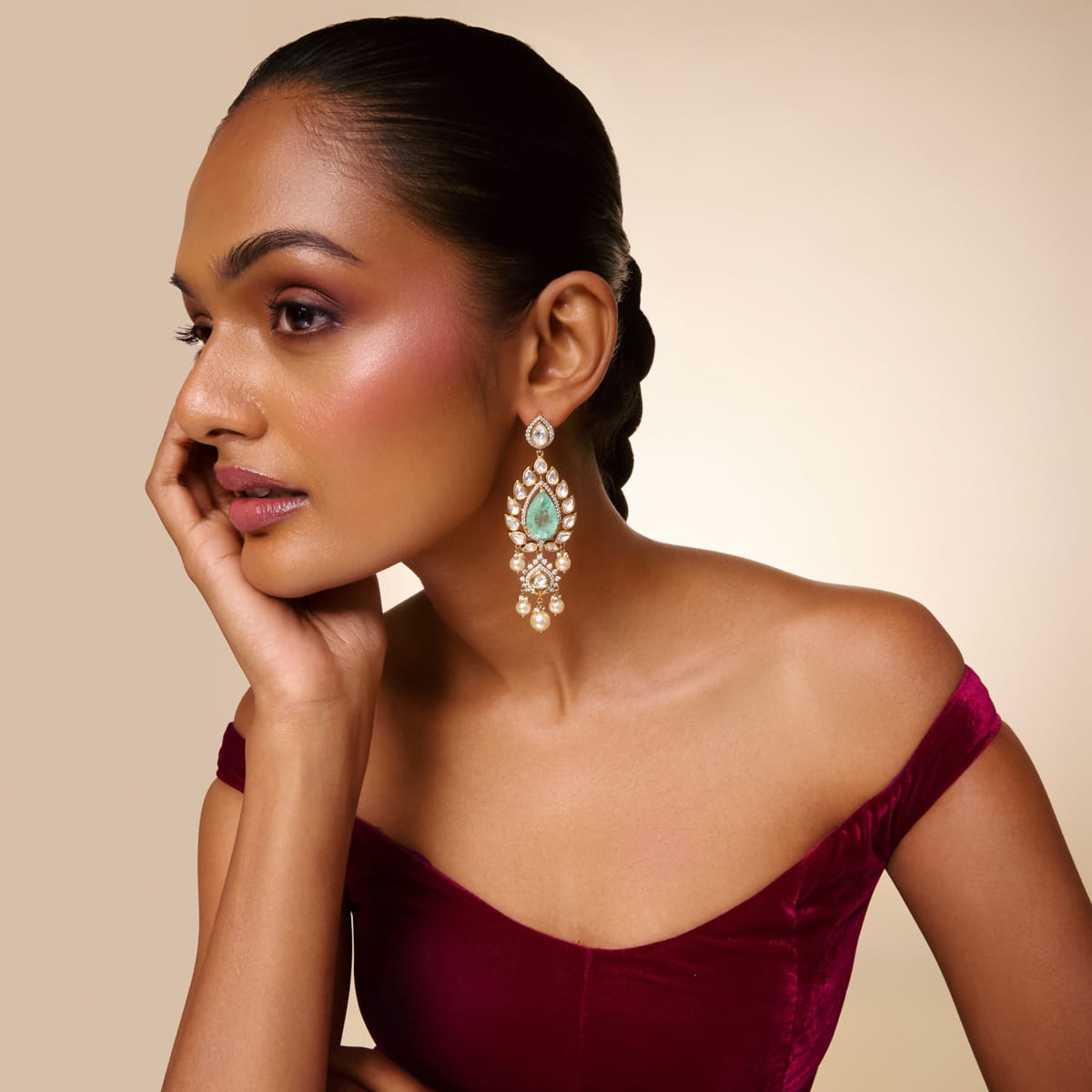 Kundan Earring Kundan Earring 197807
