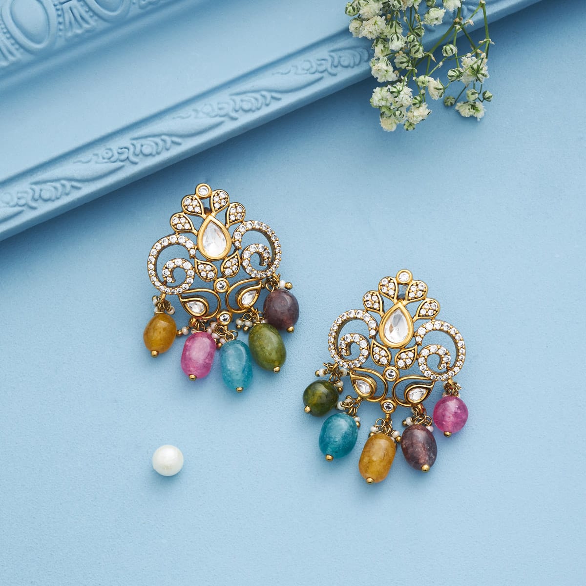 Kundan Earring Kundan Earring 199609