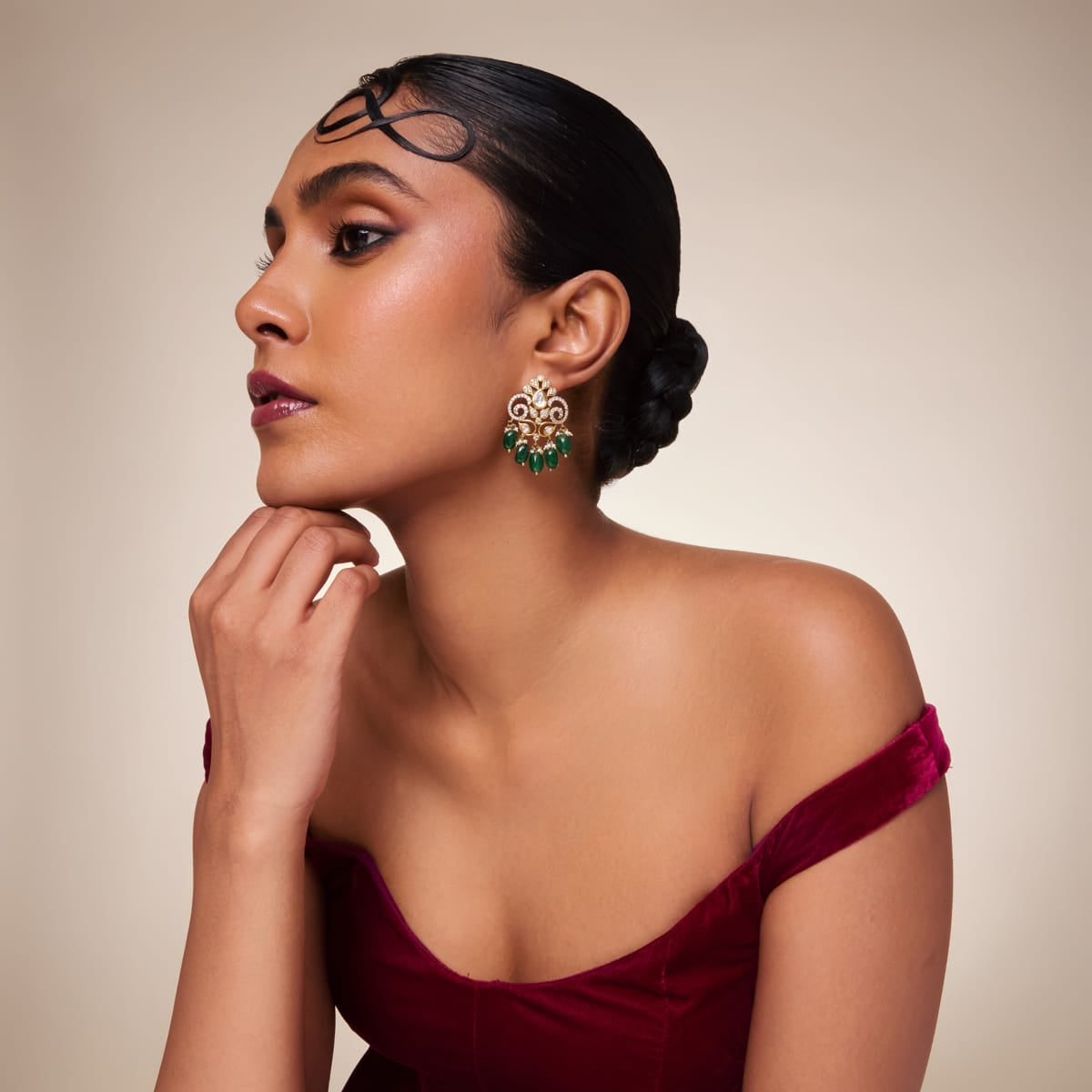 Kundan Earring Kundan Earring 199609