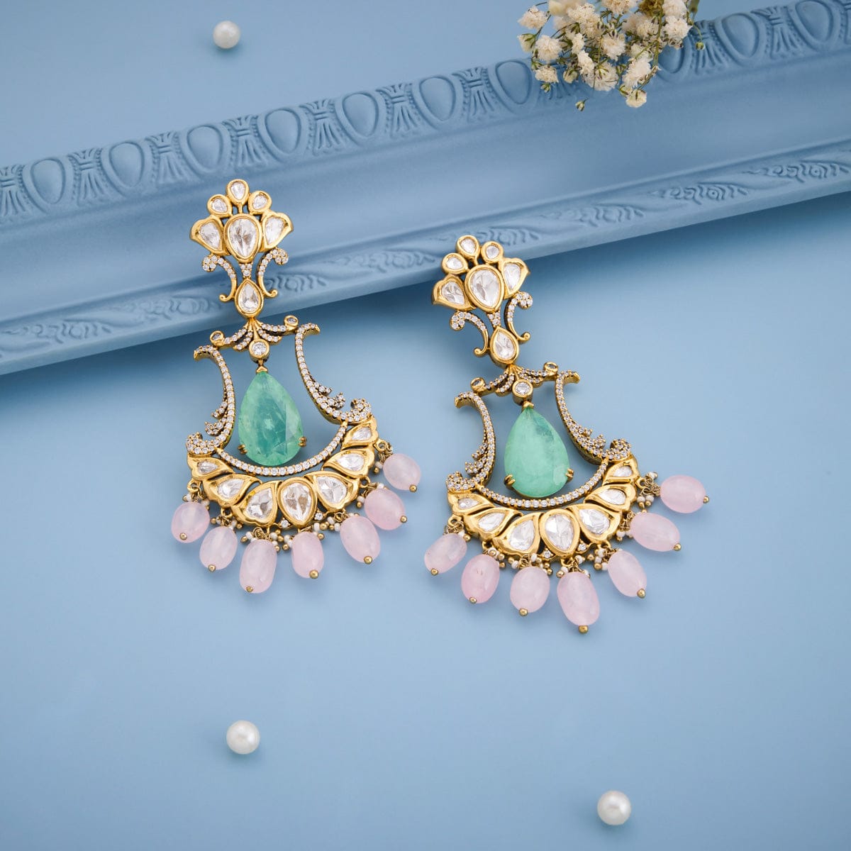 Kundan Earring Kundan Earring 195194