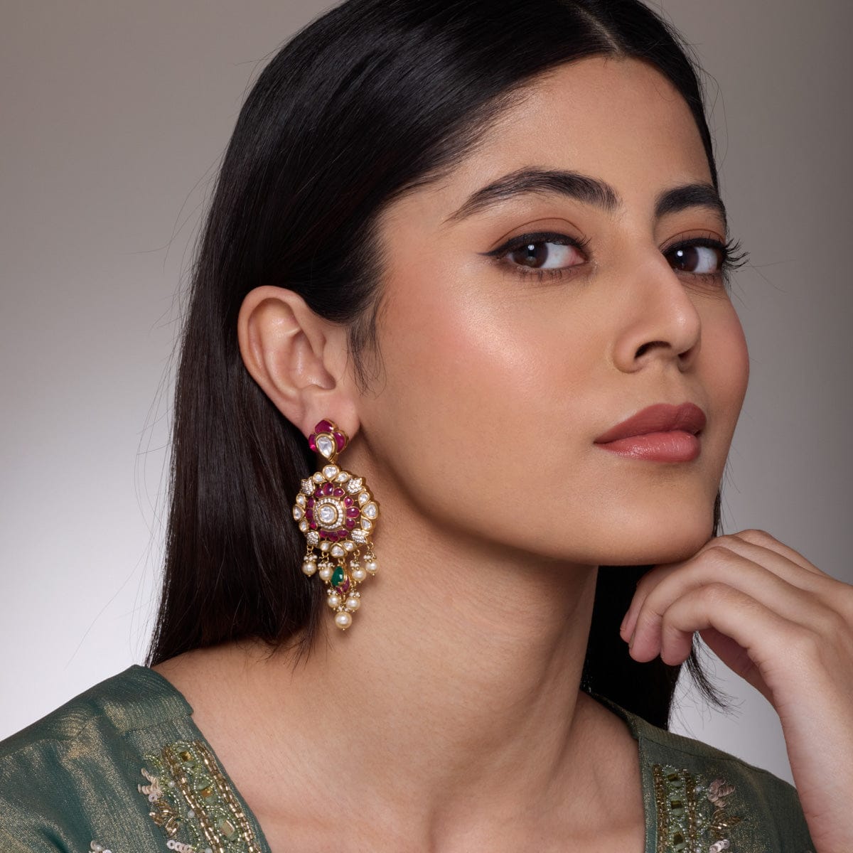 Kundan Earring Kundan Earring 187759