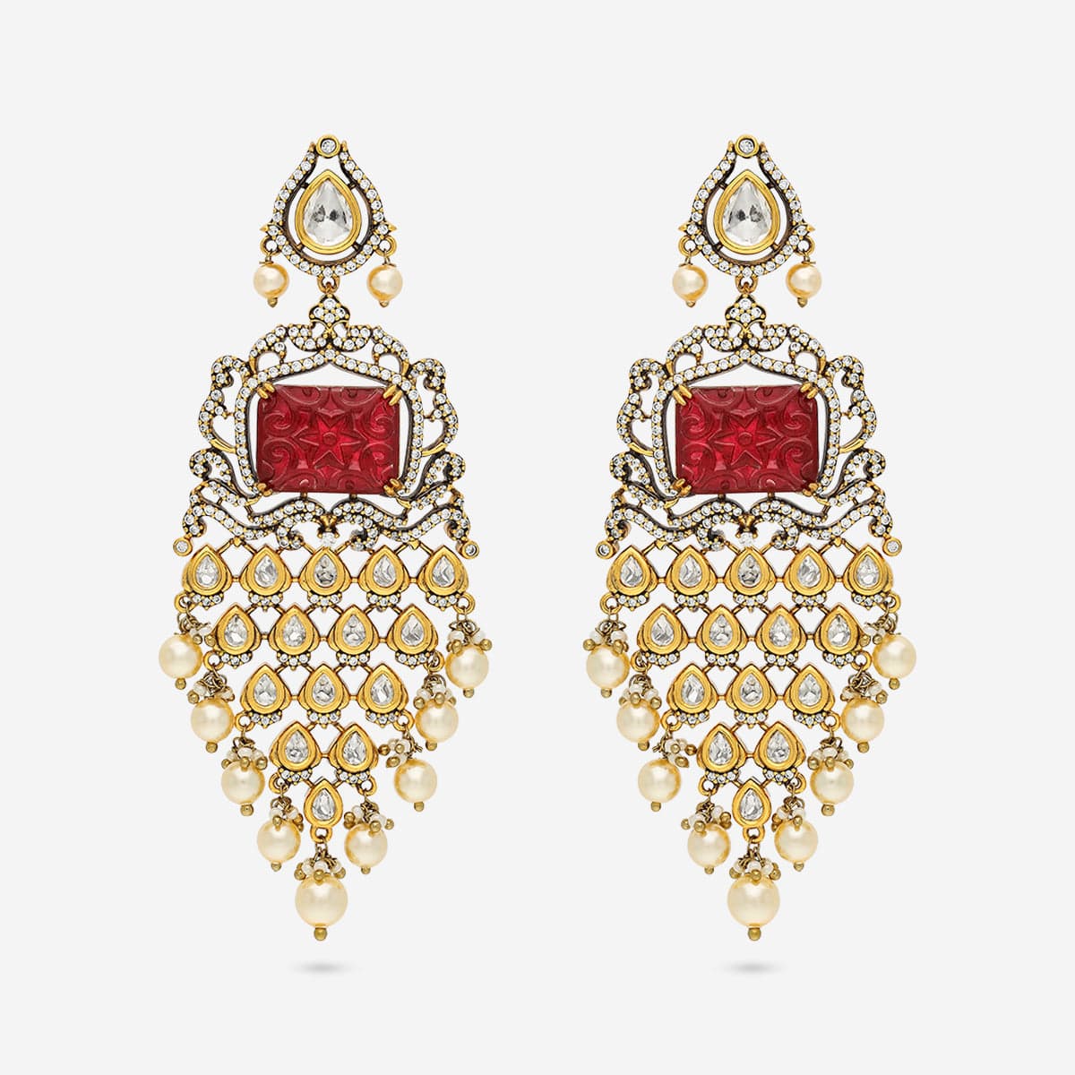Kundan Earring Kundan Earring 191757