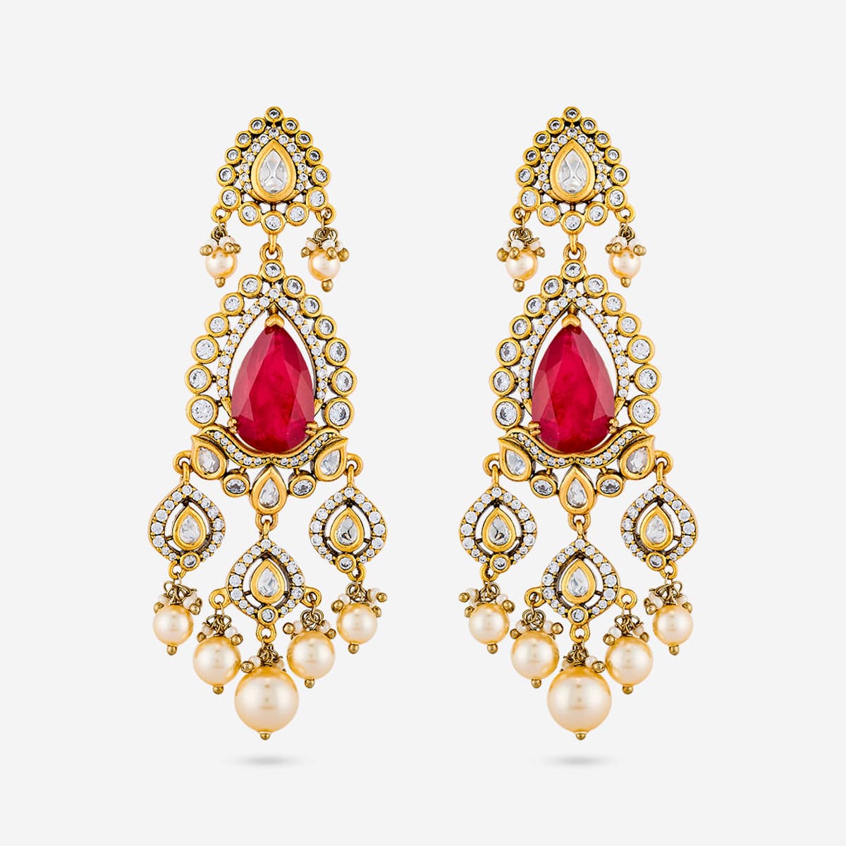 Kundan Earring Kundan Earring 195196