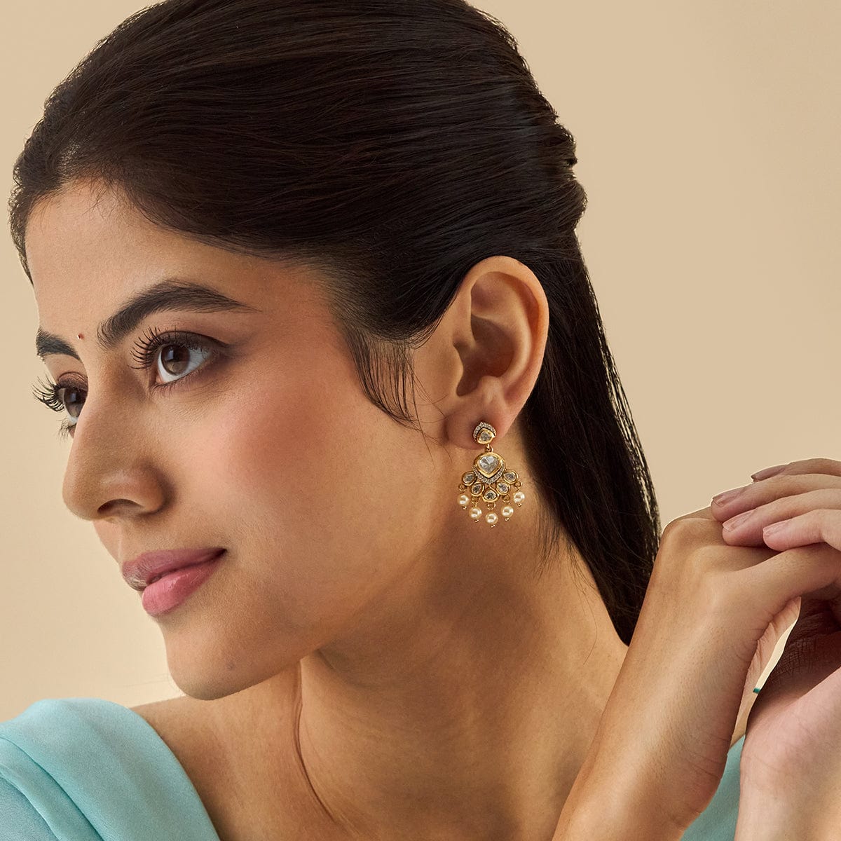 Kundan Earring Kundan Earring 176353