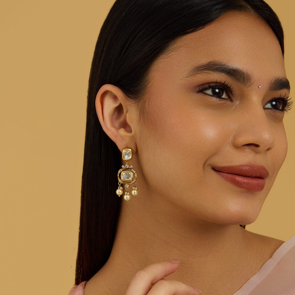 Kundan Earring Kundan Earring 177613