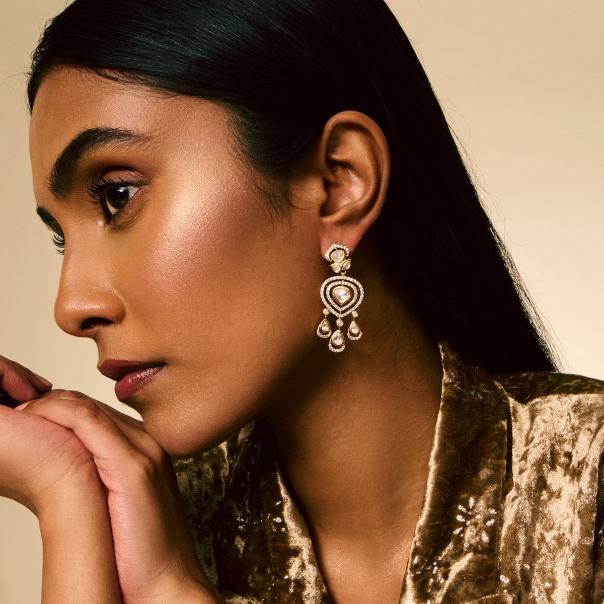 Kundan Earring Kundan Earring 191742