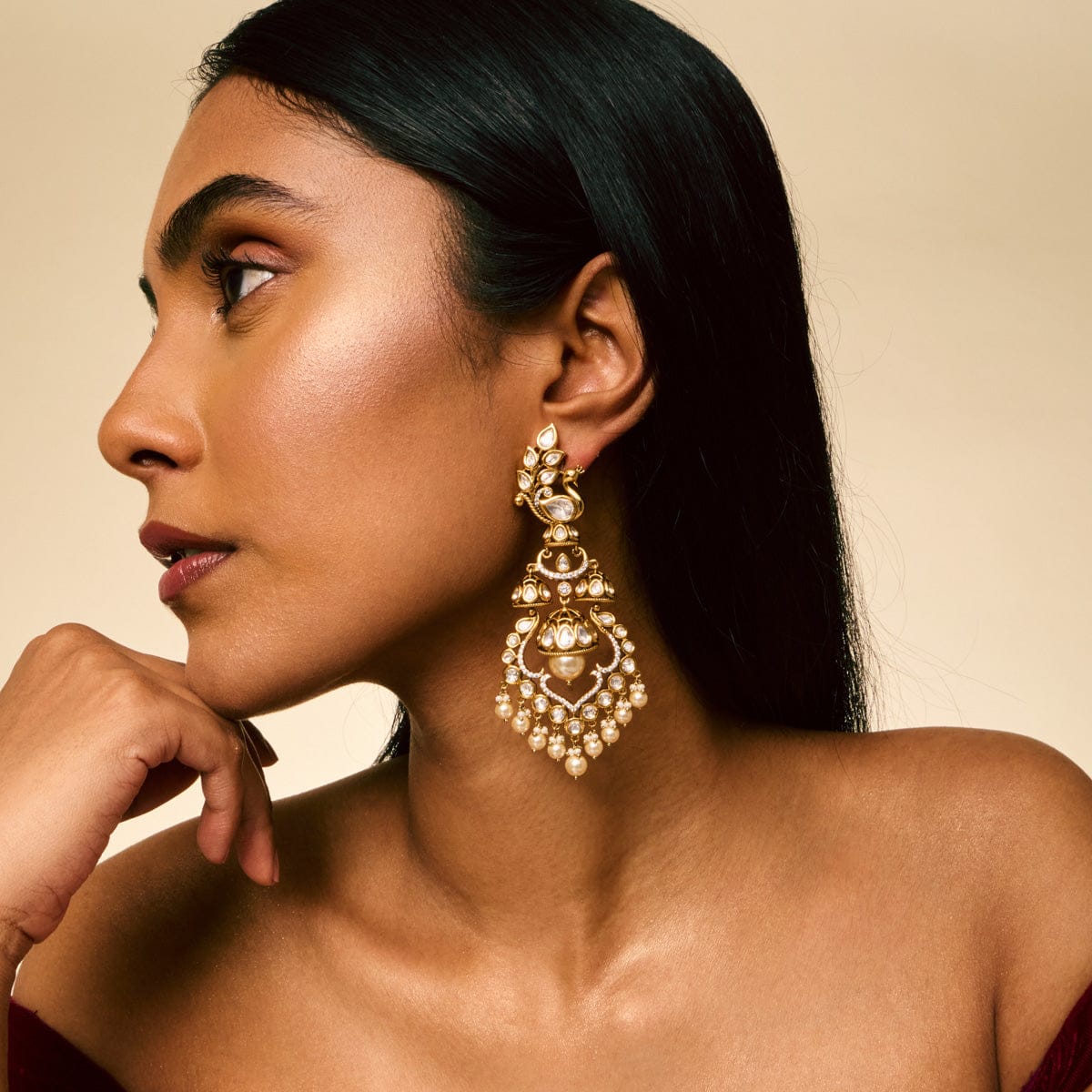 Kundan Earring Kundan Earring 191744