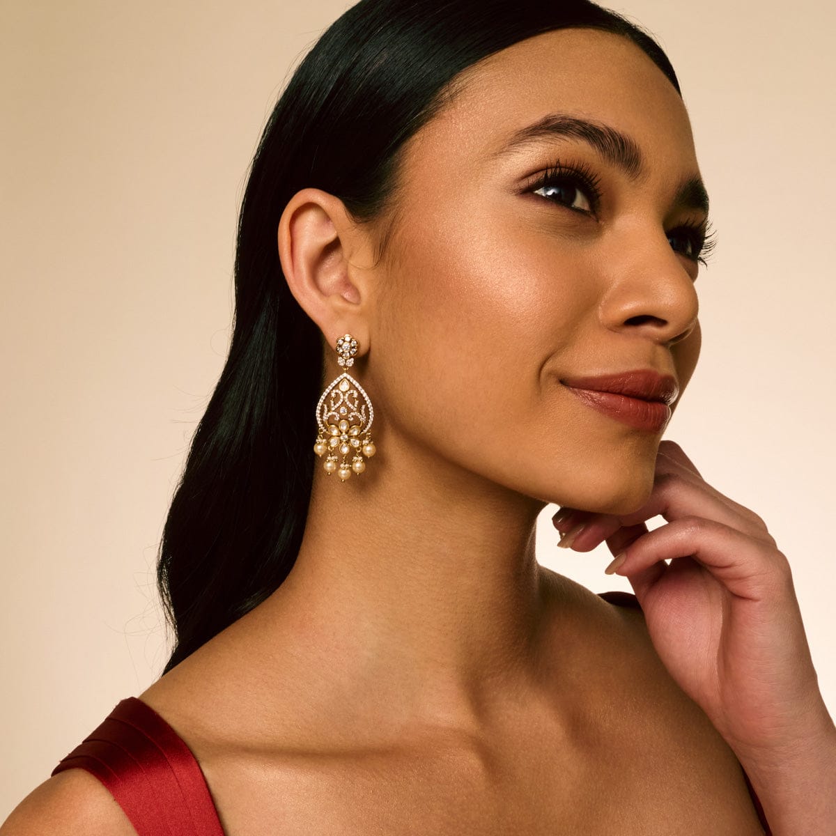 Kundan Earring Kundan Earring 195197