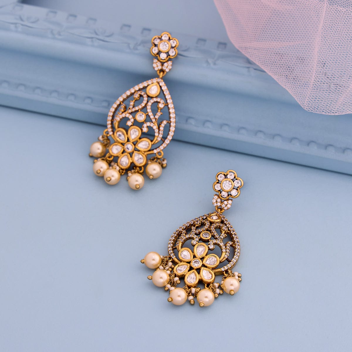 Kundan Earring Kundan Earring 195197