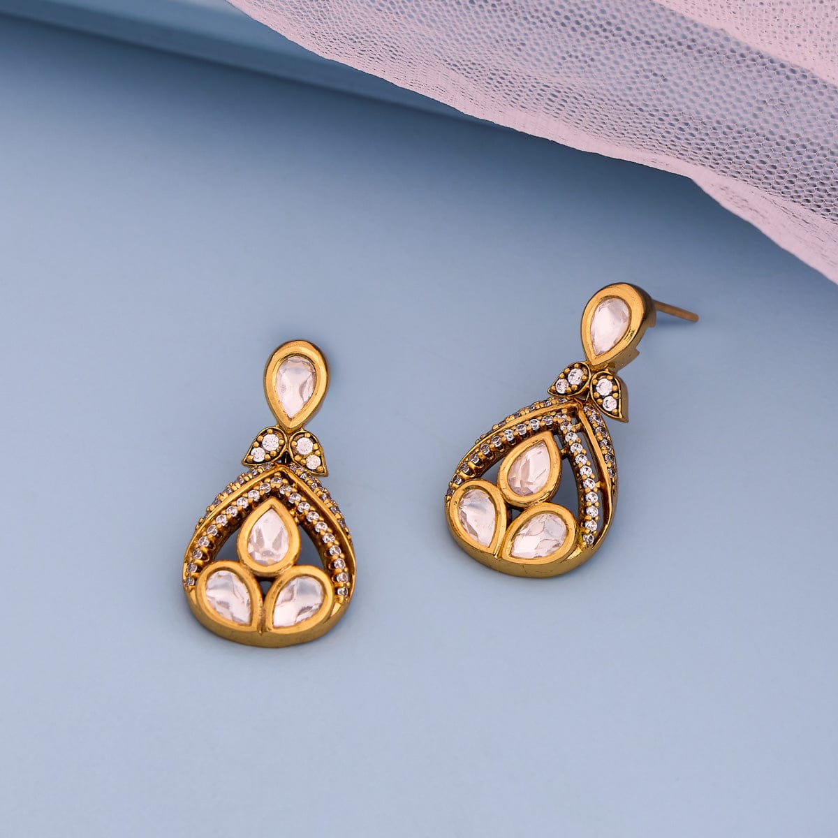 Kundan Earring Kundan Earring 195202