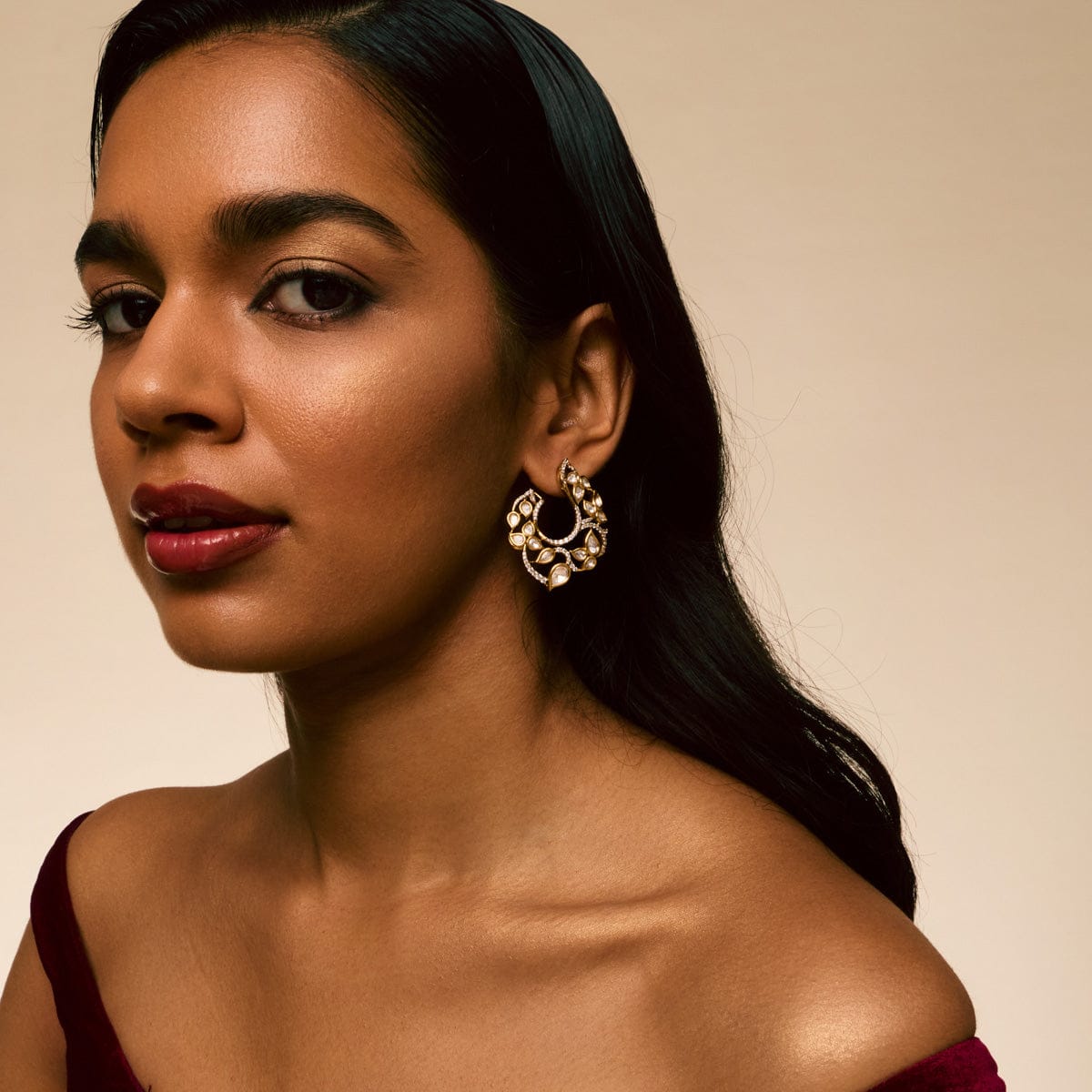 Kundan Earring Kundan Earring 196777