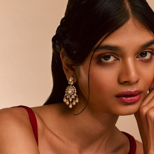Kundan Earring Kundan Earring 196877