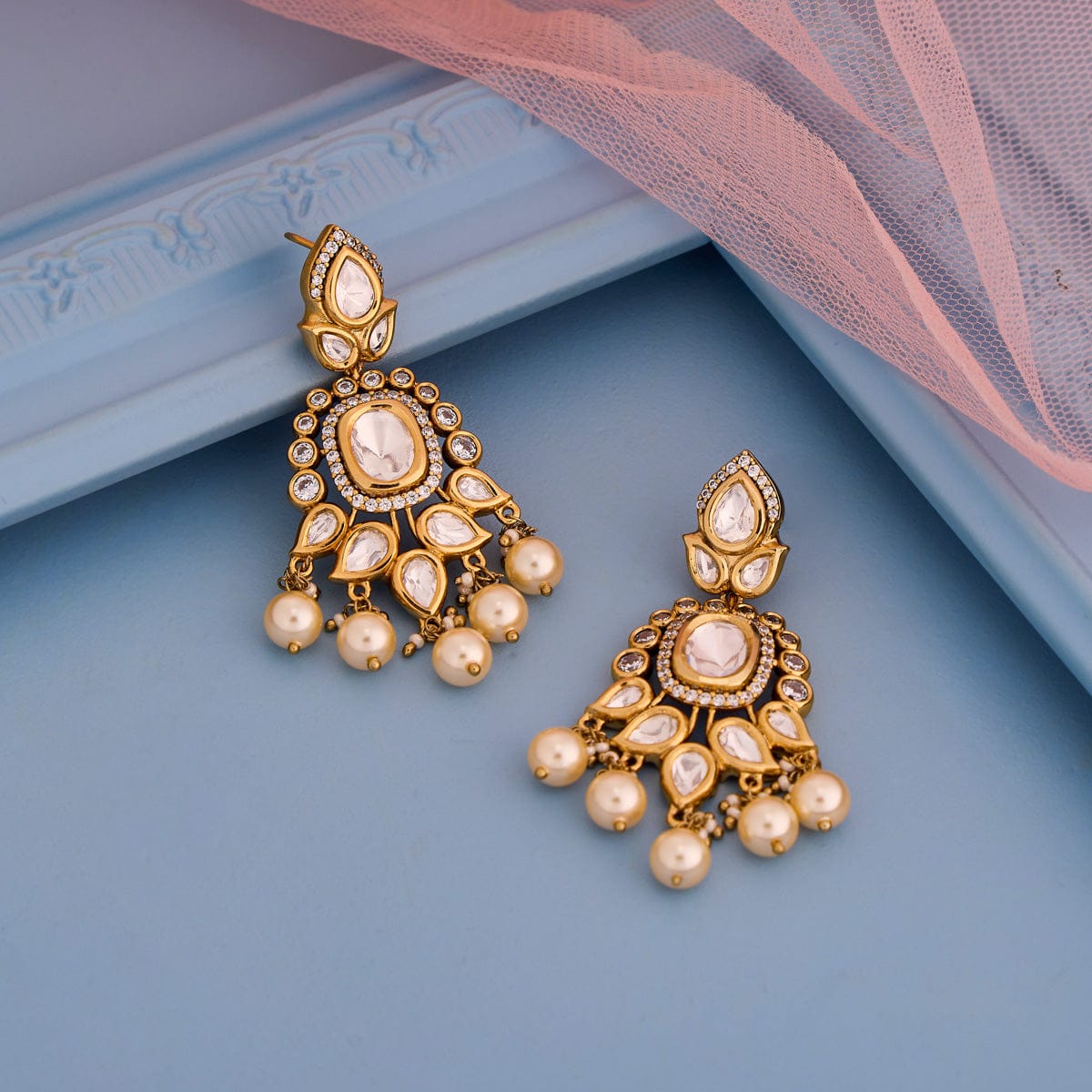 Kundan Earring Kundan Earring 196877