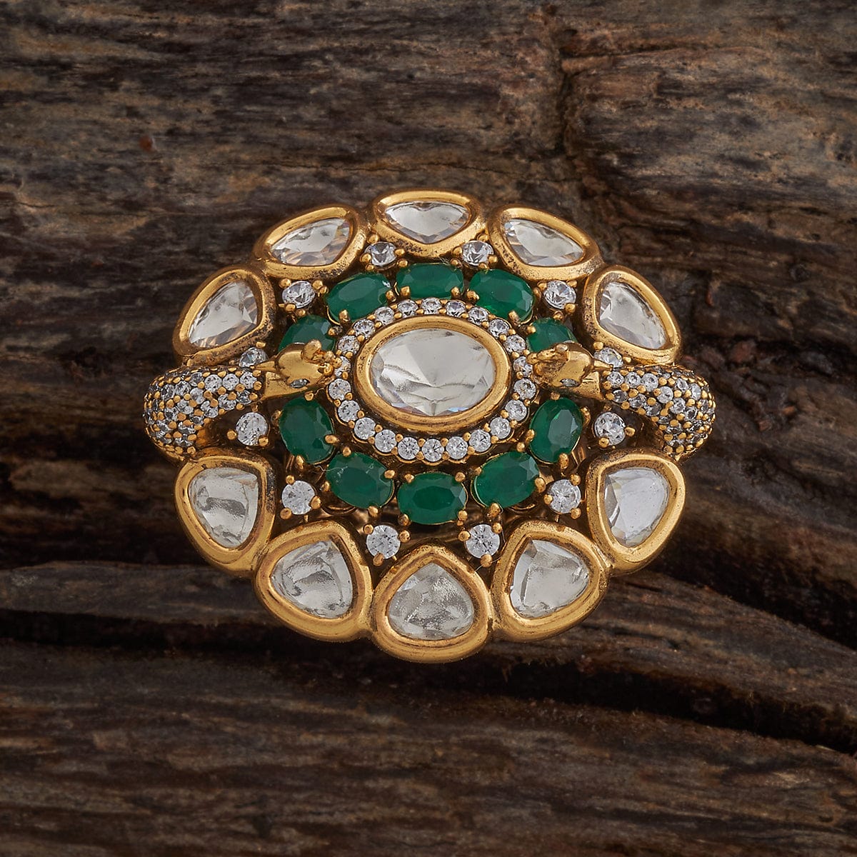 Kundan Finger Ring Kundan Finger Ring 181106