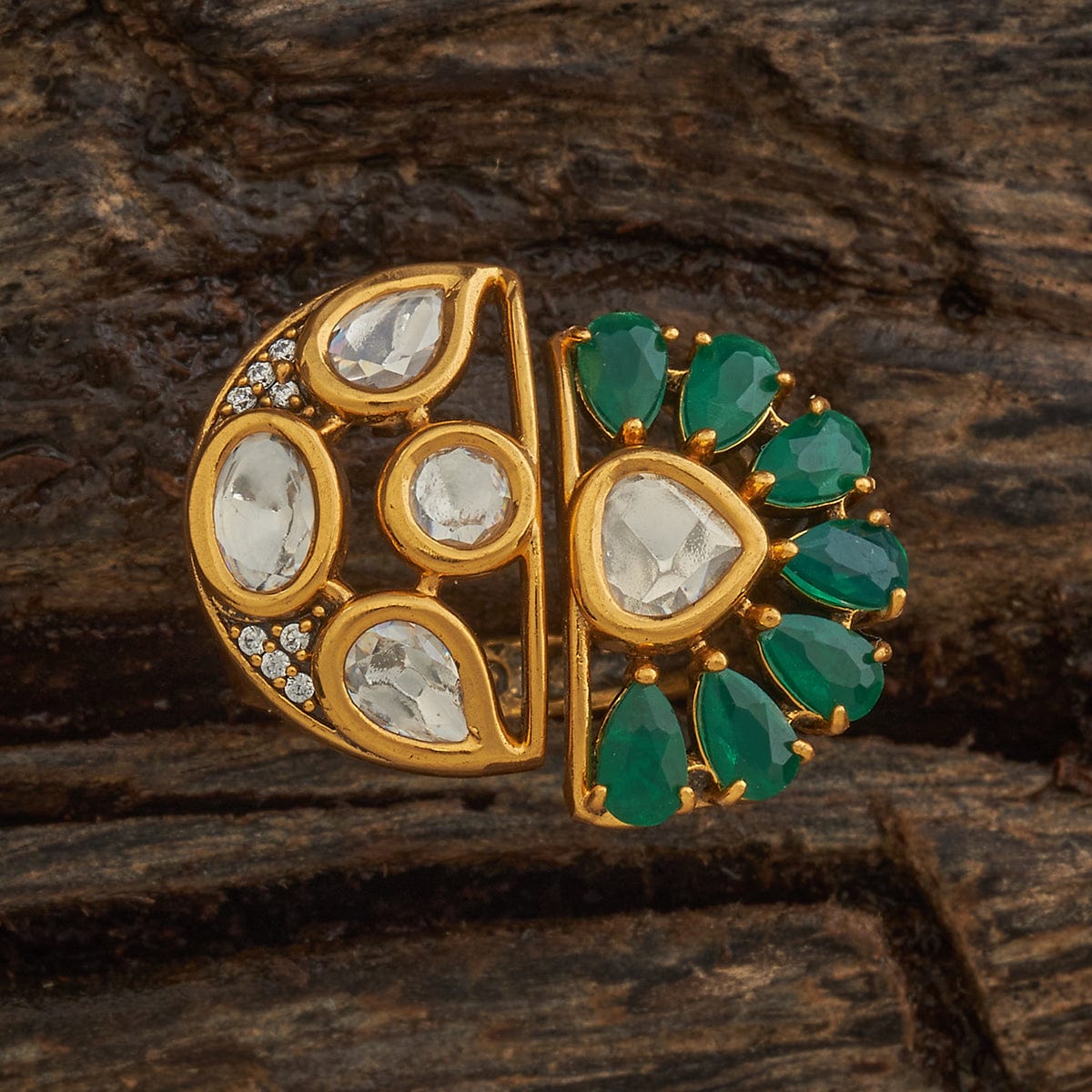 Kundan Finger Ring Kundan Finger Ring 181107