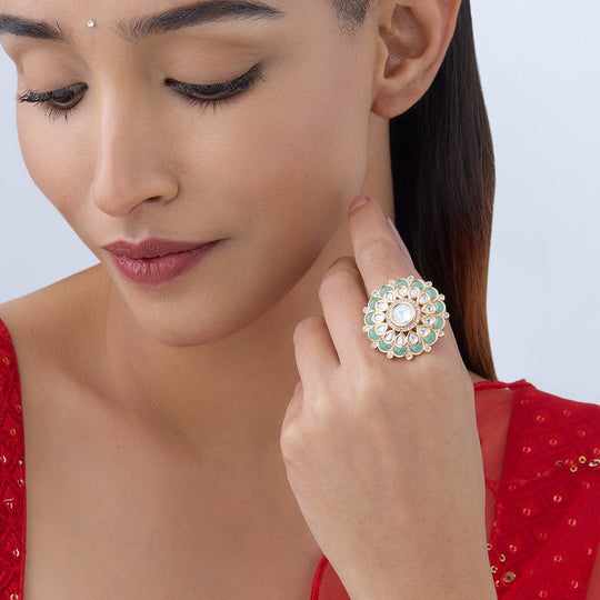 Kundan Finger Ring Kundan Finger Ring 167055