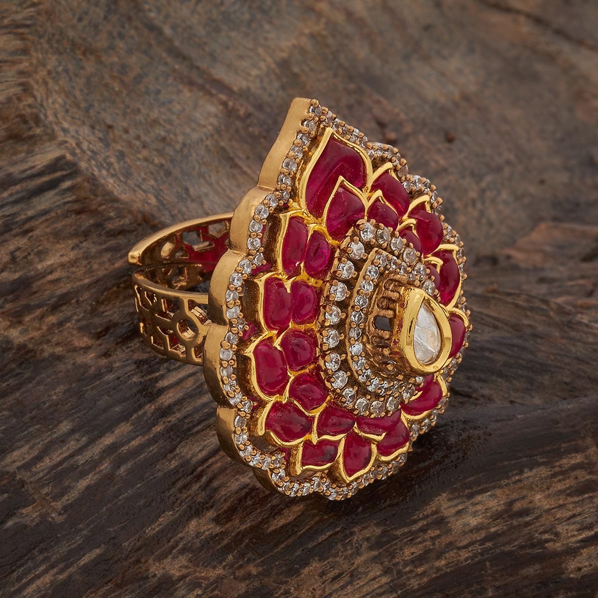 Kundan Finger Ring Kundan Finger Ring 179685