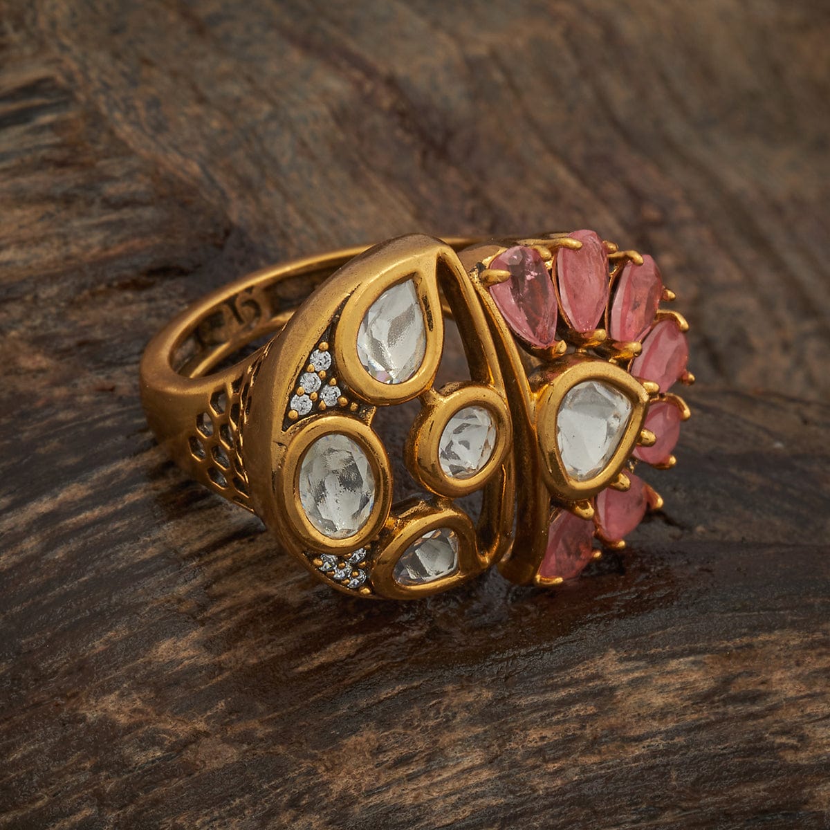 Kundan Finger Ring Kundan Finger Ring 181107