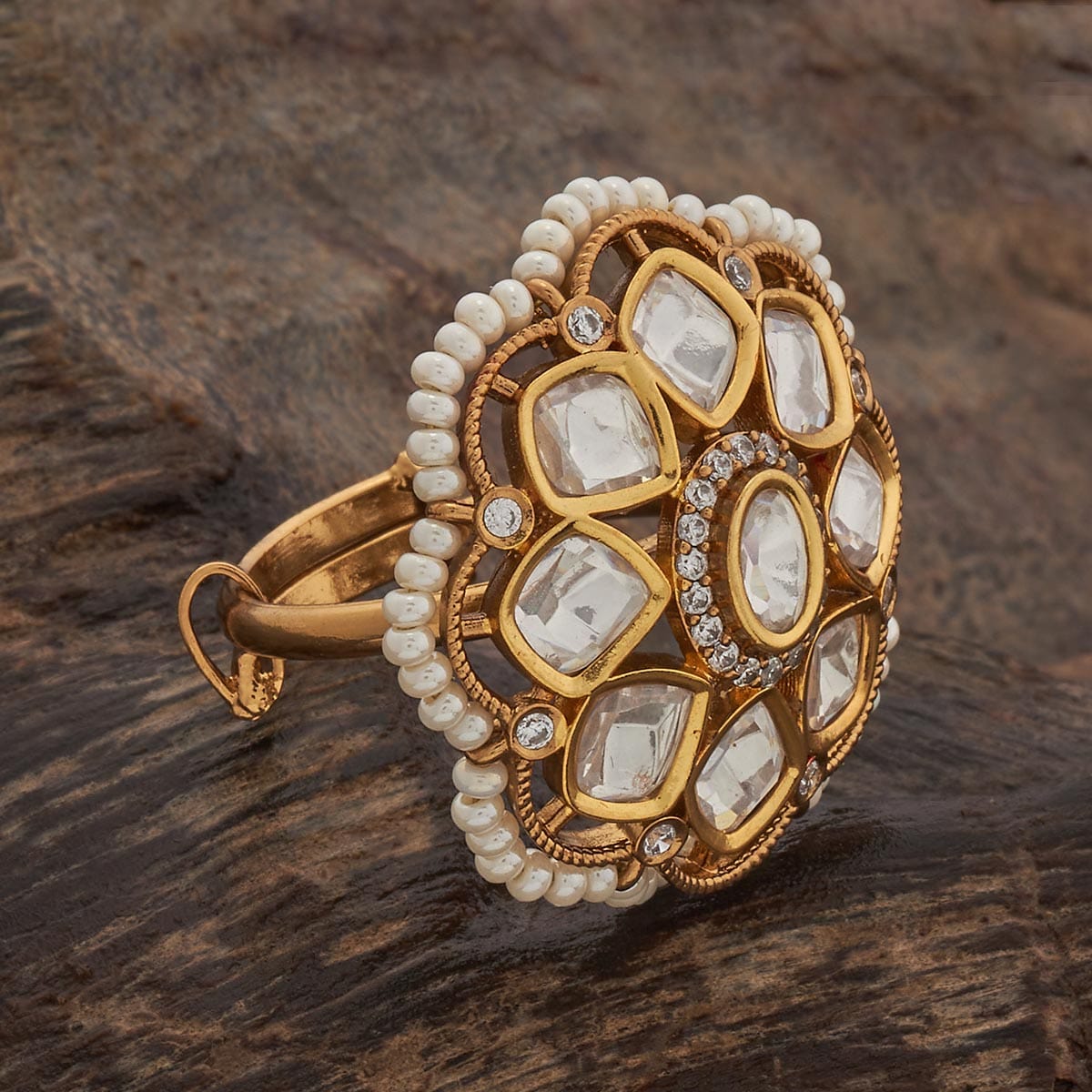 Kundan Finger Ring Kundan Finger Ring 182155