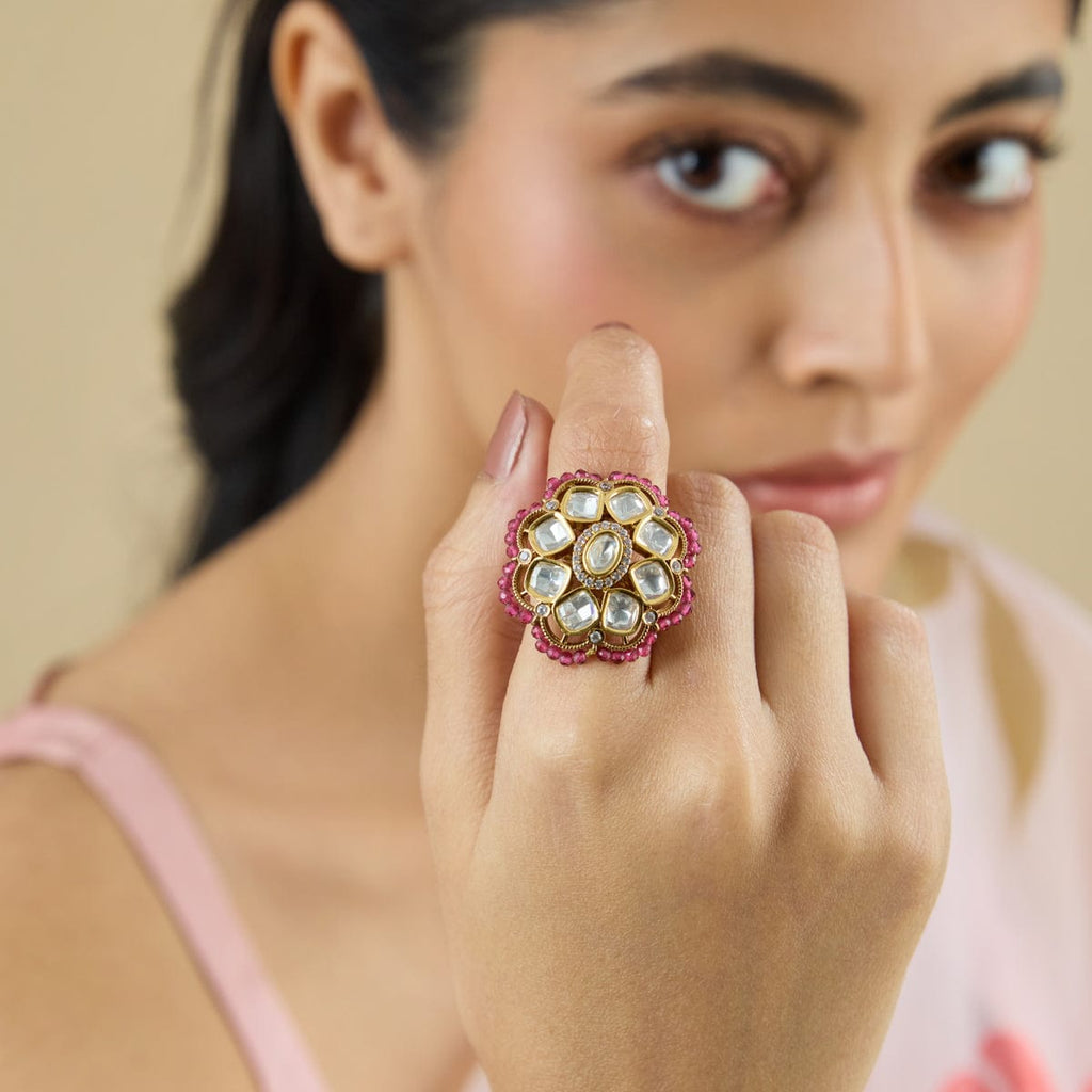 Kundan Finger Ring Kundan Finger Ring 182155