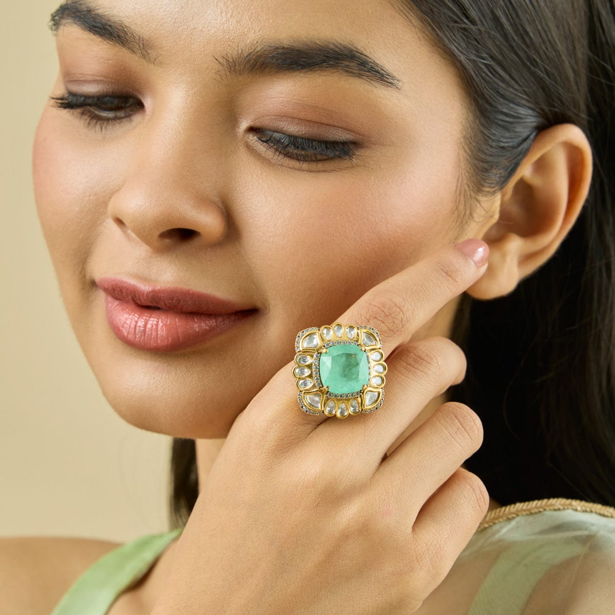 Kundan Finger Ring Kundan Finger Ring 182227