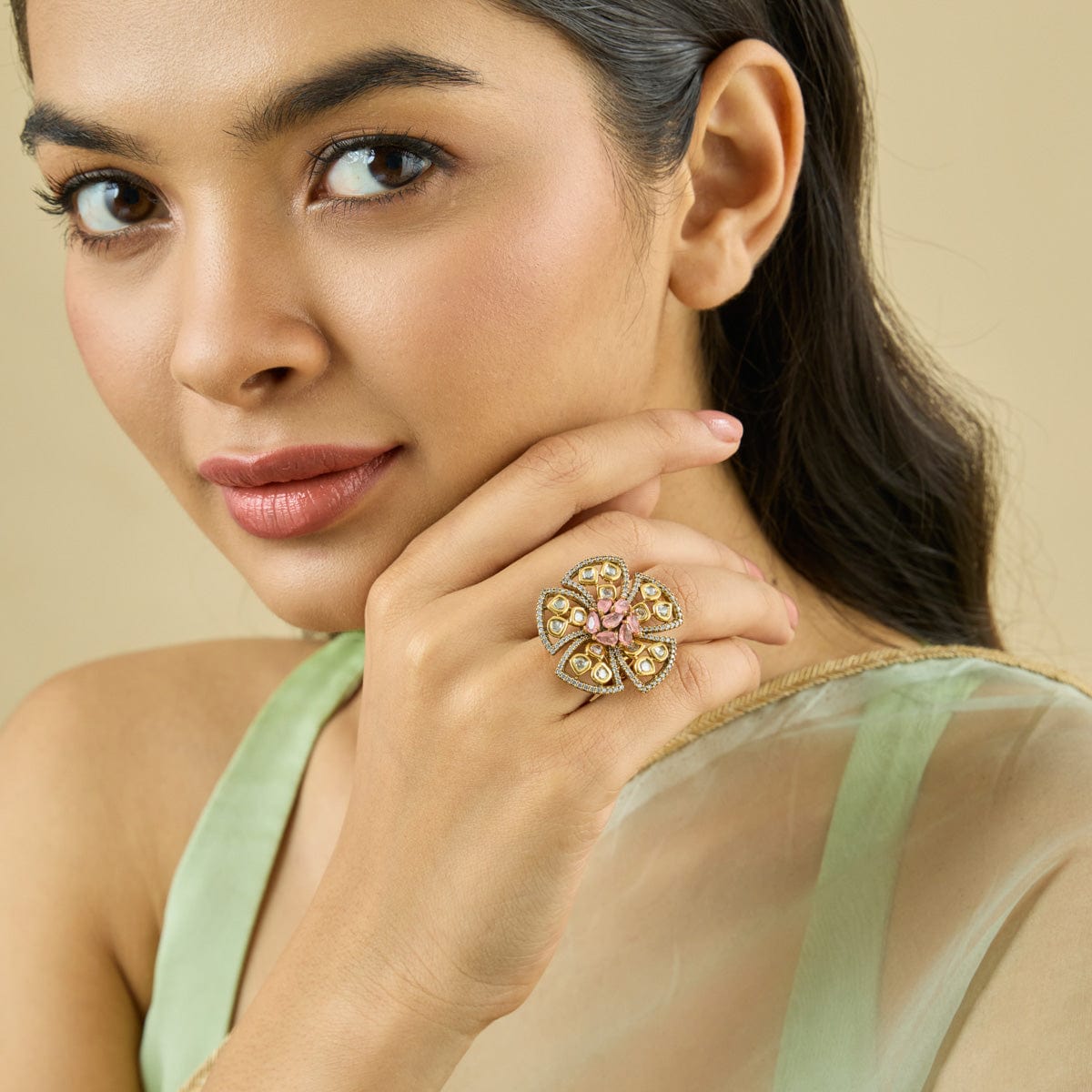 Kundan Finger Ring Kundan Finger Ring 182245