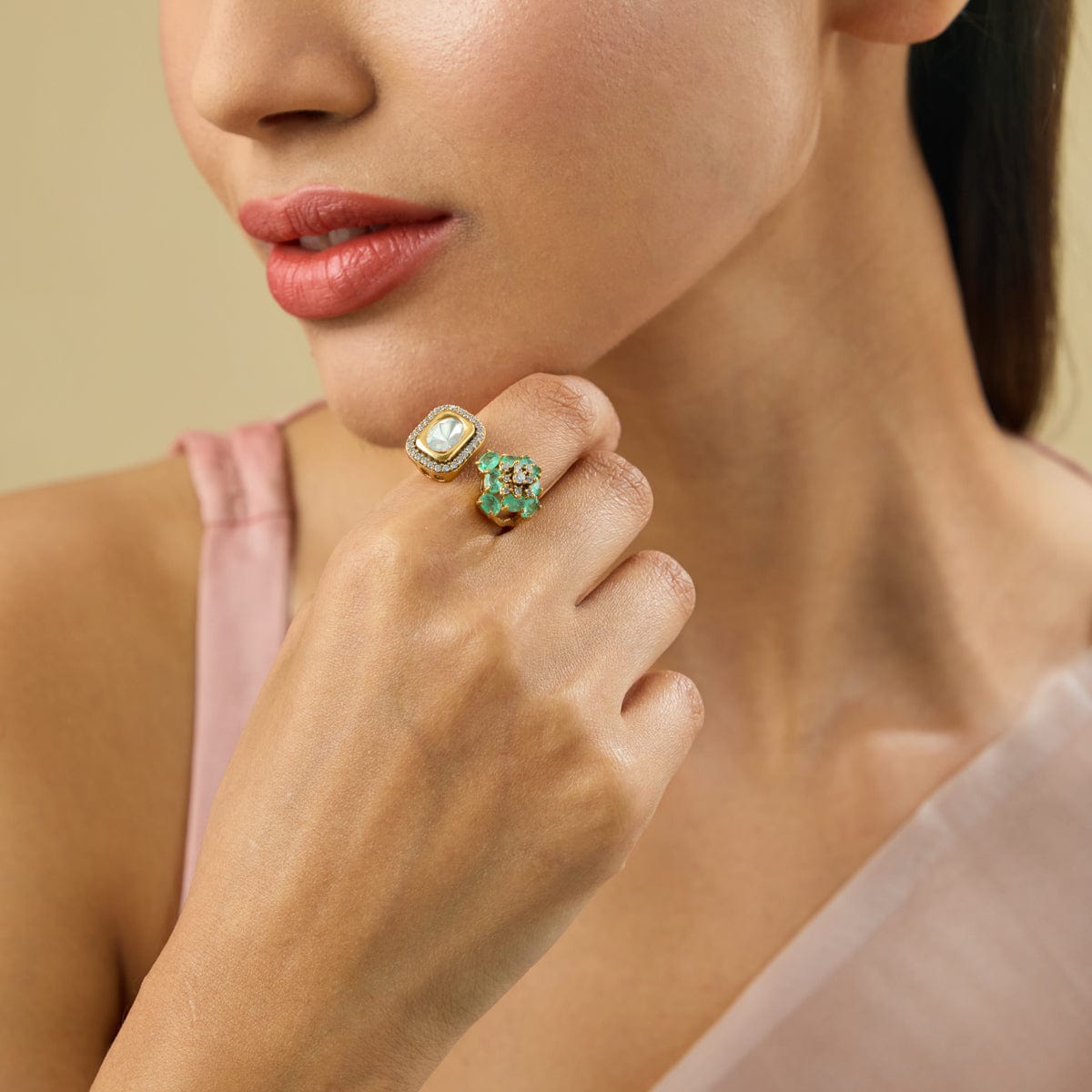 Kundan Finger Ring Kundan Finger Ring 182249