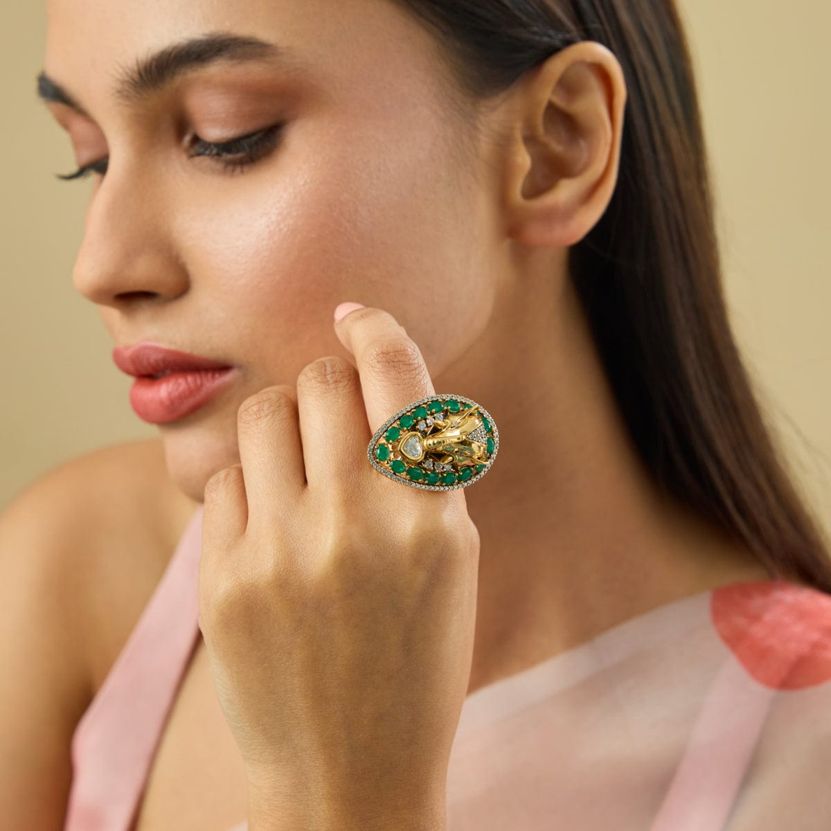 Kundan Finger Ring Kundan Finger Ring 182250