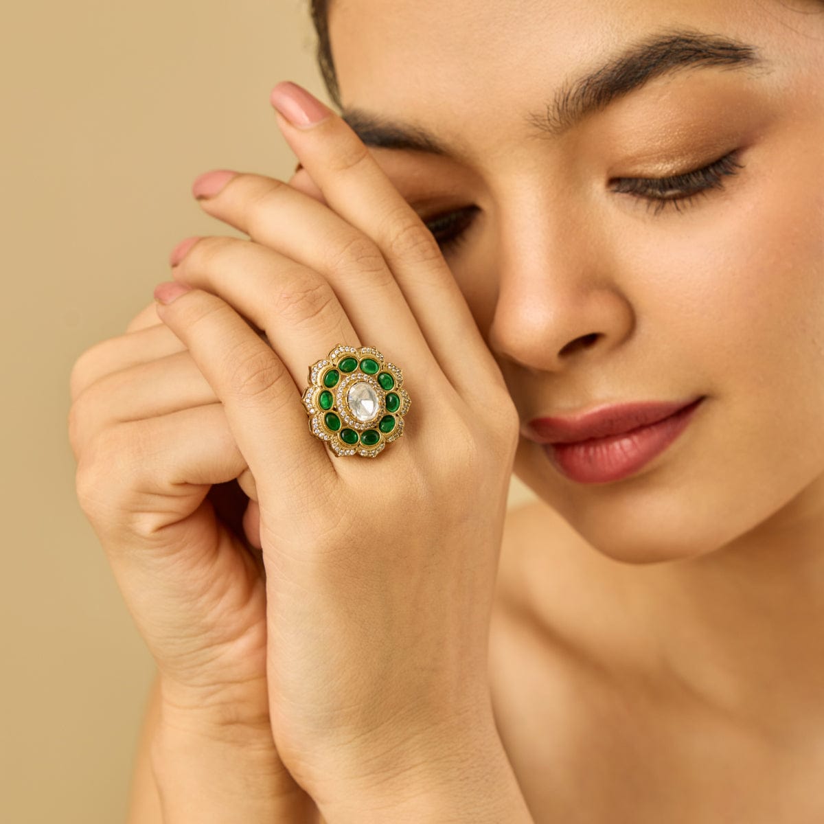 Kundan Finger Ring Kundan Finger Ring 185785