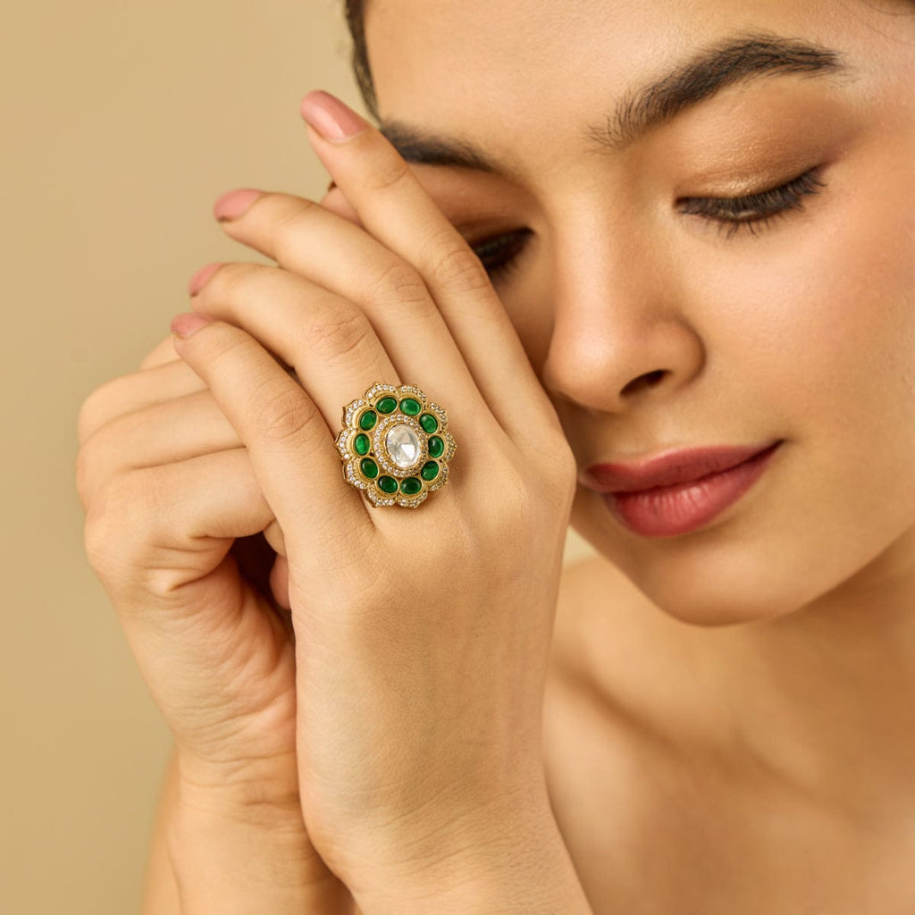 Kundan Finger Ring Kundan Finger Ring 185785