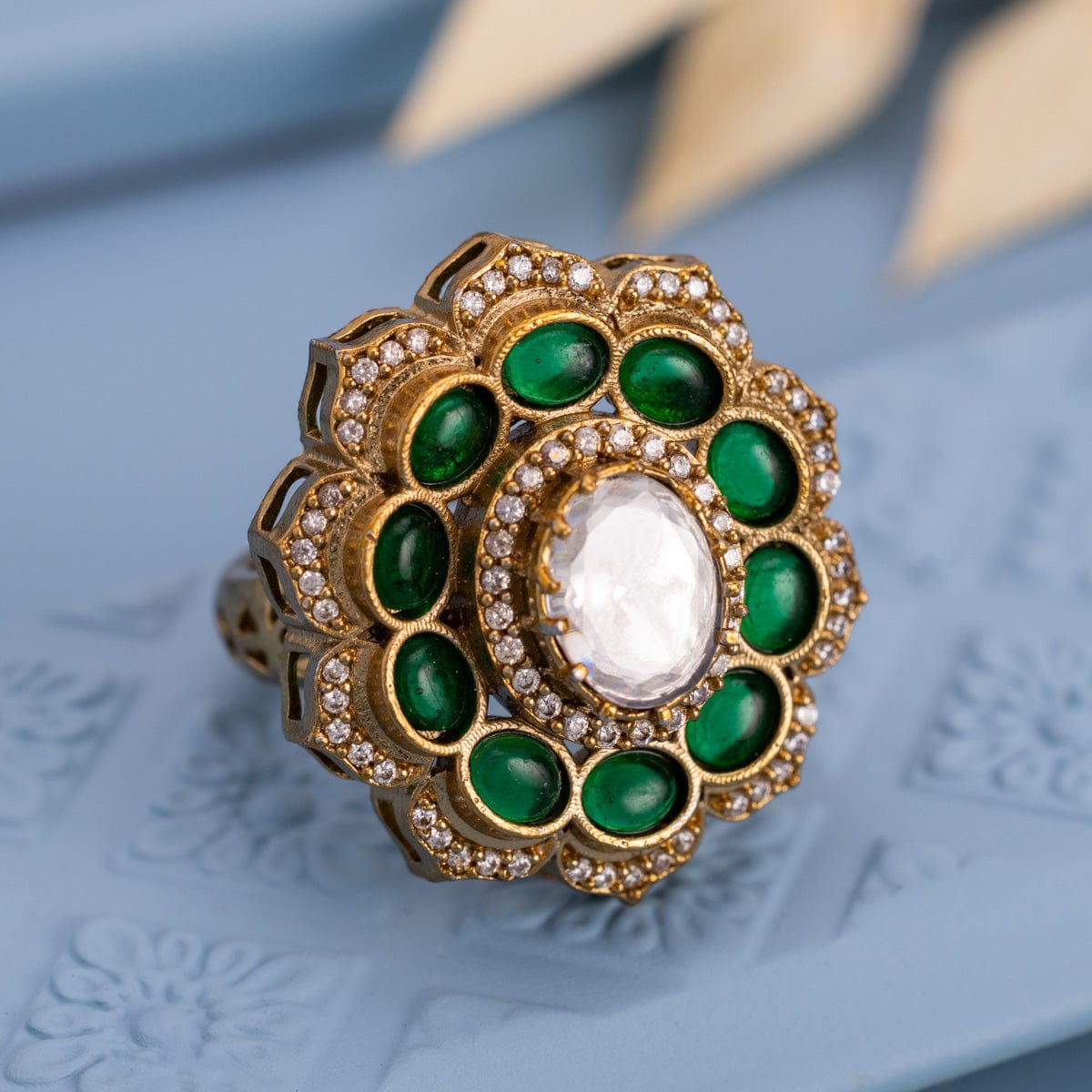 Kundan Finger Ring Kundan Finger Ring 185785