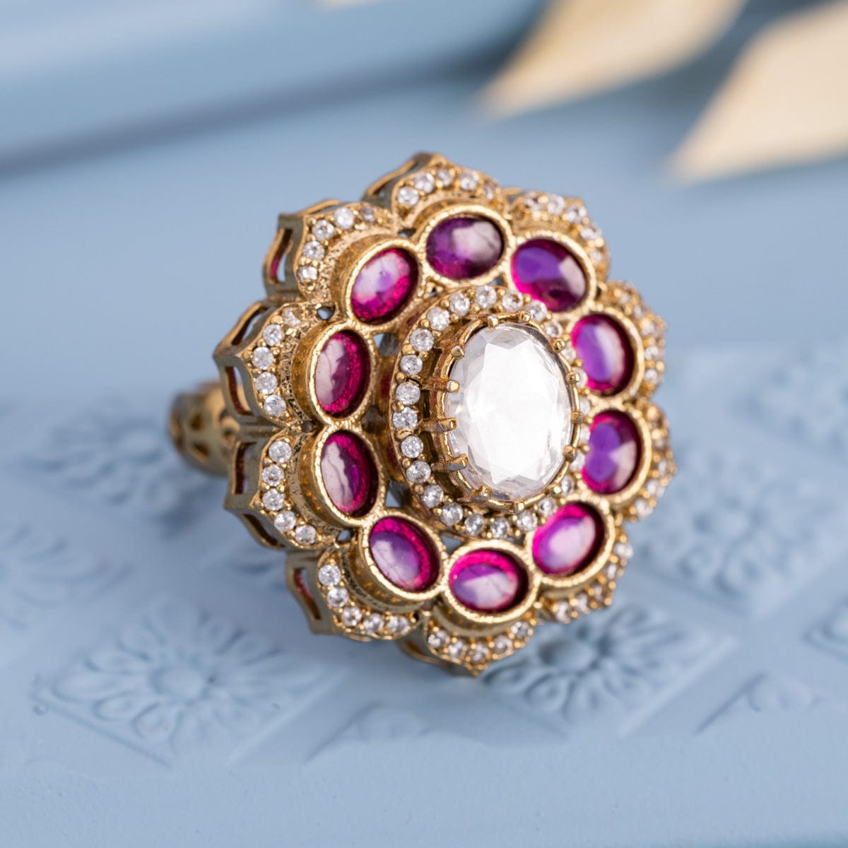 Kundan Finger Ring Kundan Finger Ring 185785