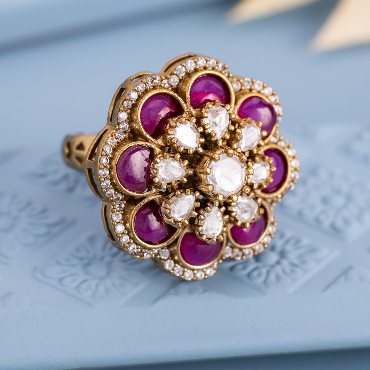 Kundan Finger Ring Kundan Finger Ring 185789