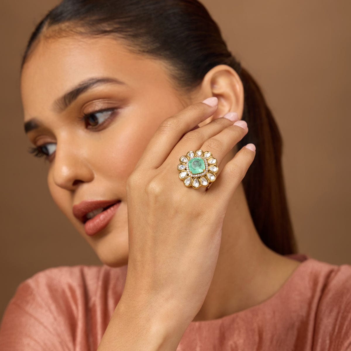 Kundan Finger Ring Kundan Finger Ring 187766