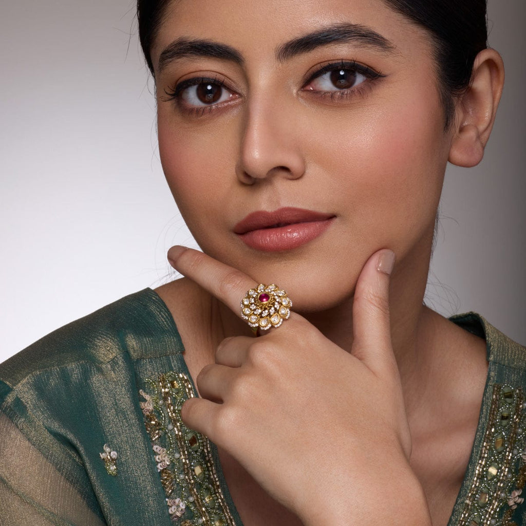 Kundan Finger Ring Kundan Finger Ring 187899