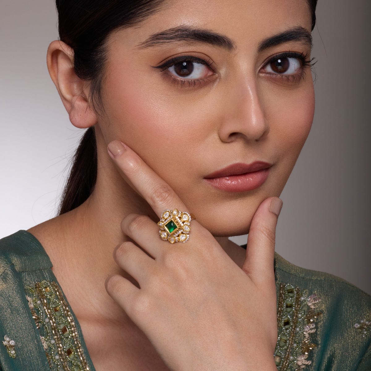 Kundan Finger Ring Kundan Finger Ring 187901