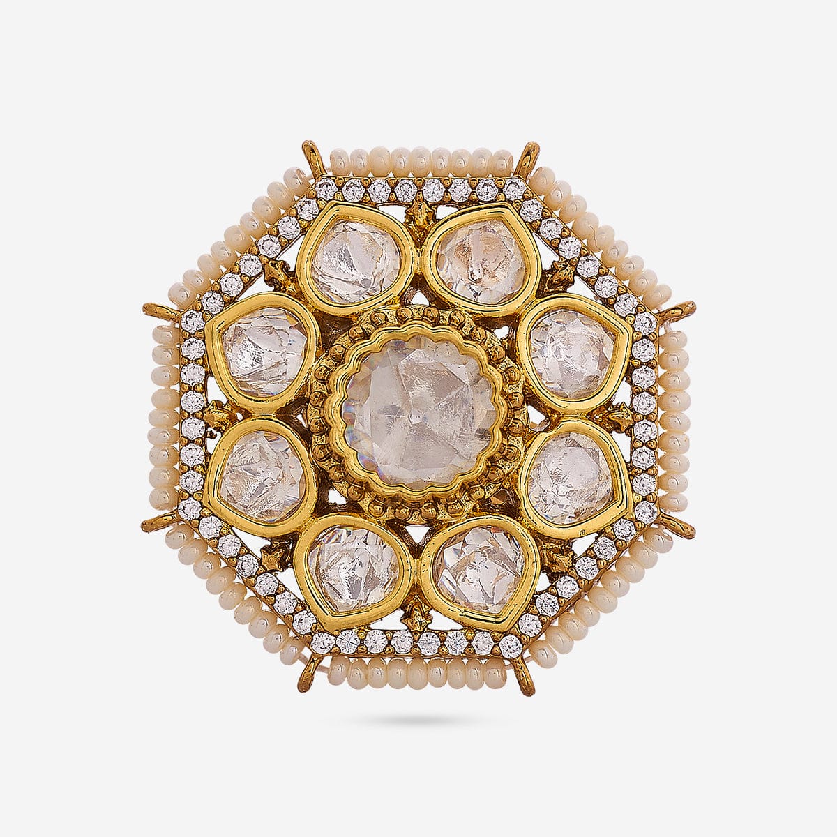 Kundan Finger Ring Kundan Finger Ring 190808