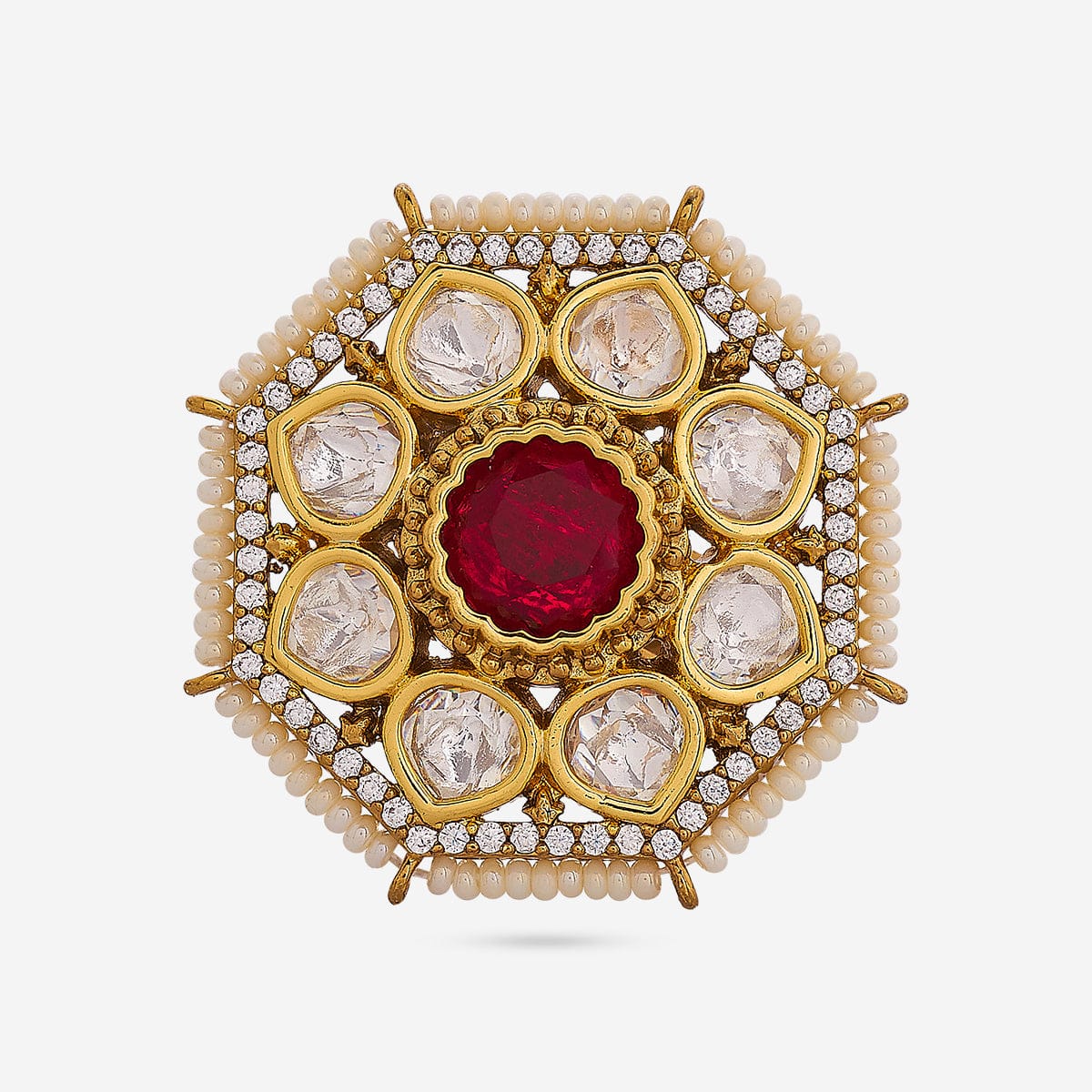 Kundan Finger Ring Kundan Finger Ring 190808