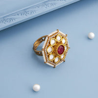 Kundan Finger Ring Kundan Finger Ring 190808